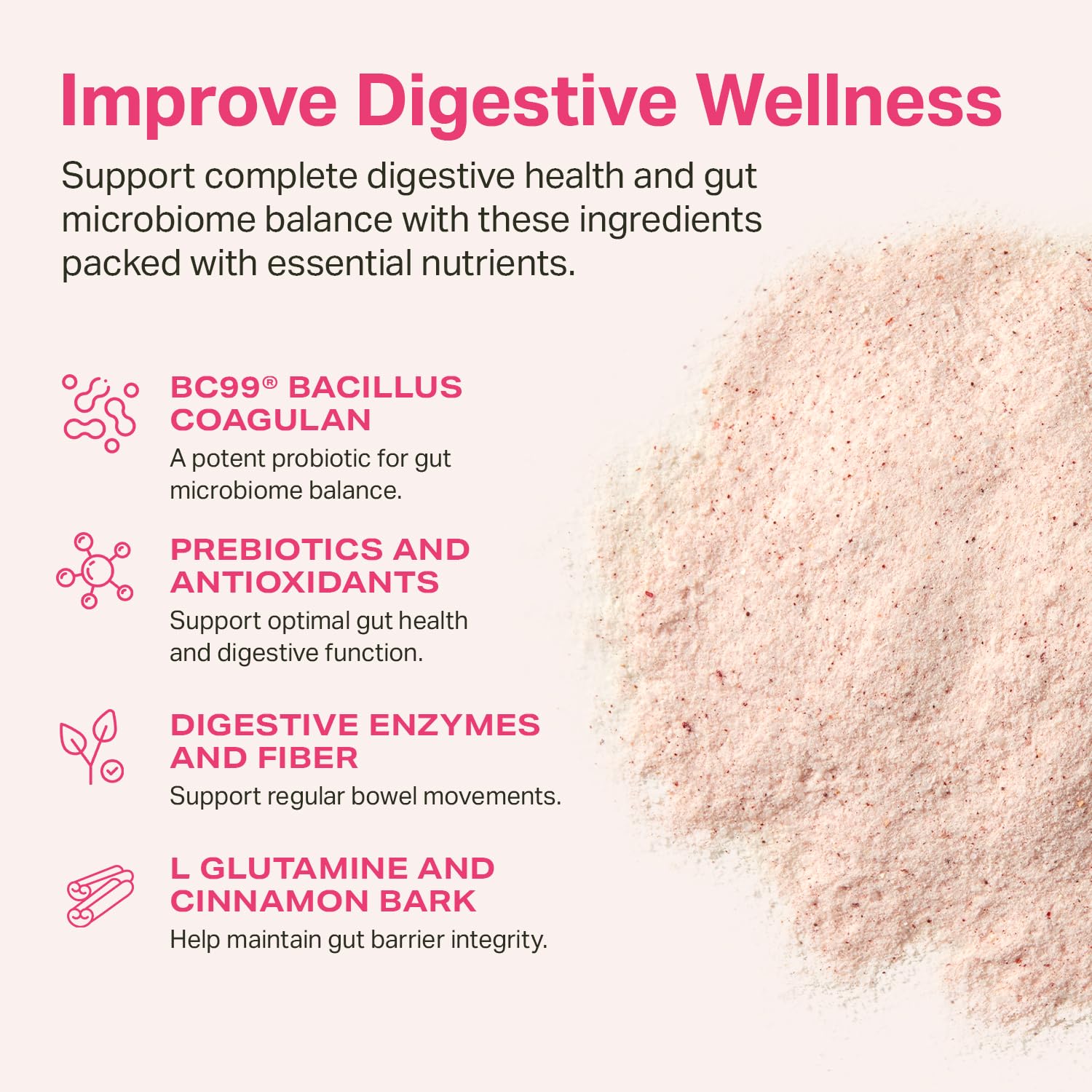 Proper, The Pinks Digestion and Bloat Relief. Drink Mix with Gut Health Probiotics, Prebiotics, Beet Root & Enzymes for Digestive Support. Bloating and Microbiome