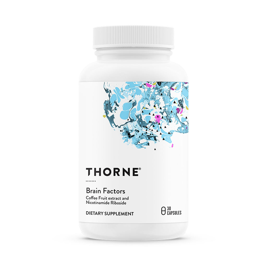 THORNE - Brain Factors - Brain Health Supplement with Nicotinamide Riboside, Coffee Fruit Extract & Betaine Anhydrous - Supports Learning, Memory & Cognition* - 30 Servings THORNE Au supplements