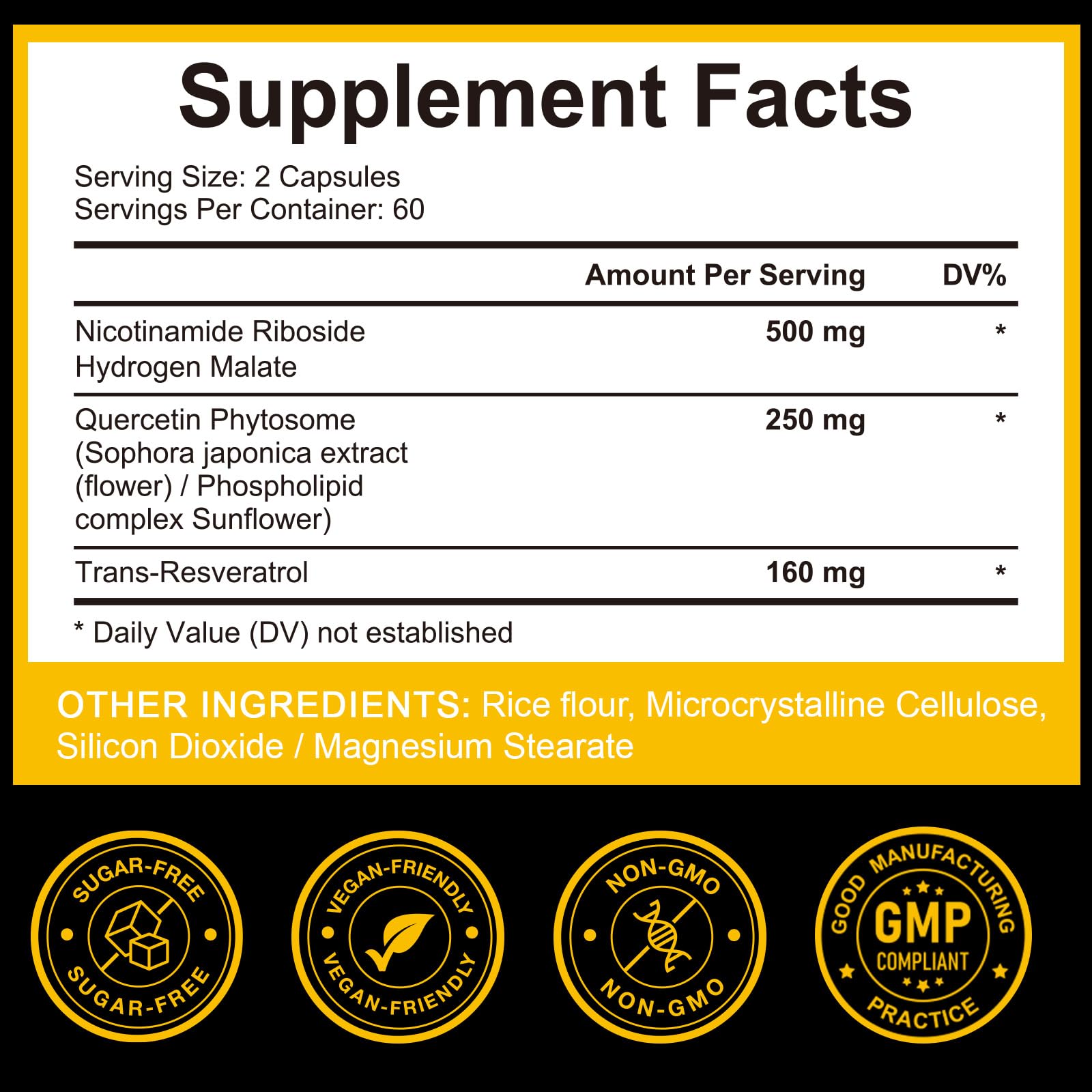 TKTALKER NAD Supplement, 910MG Liposomal Nicotinamide Riboside with Resveratrol & Quercetin, Anti-Aging, Cellular Energy, Mental Focus & Stamina & Healthy, Women & Men, 120 Capsules TKTALKER Au supplements
