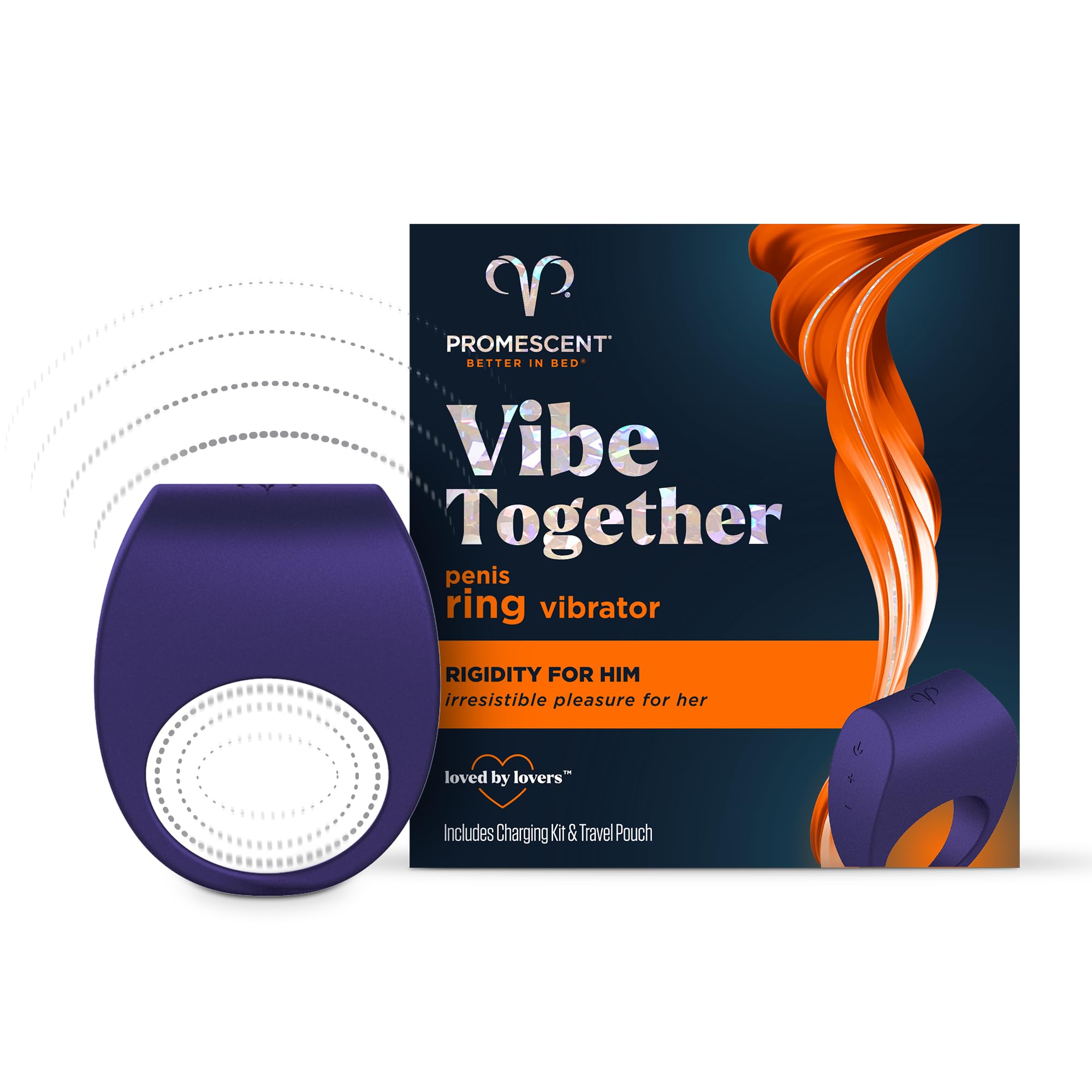 Promescent Cock Ring with 9 Vibrating Intensities, Sex Toys for Men, Penis Ring Vibrator for Better Erections, Silicone Sex Toy, Clitoral Stimulator for her, Intimate Couples Toys Promescent Au supplements