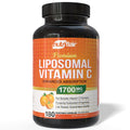 NutriFlair Liposomal Vitamin C 1700mg, 180 Capsules - High Absorption, Fat Soluble VIT C, Higher Bioavailability Immune System Support