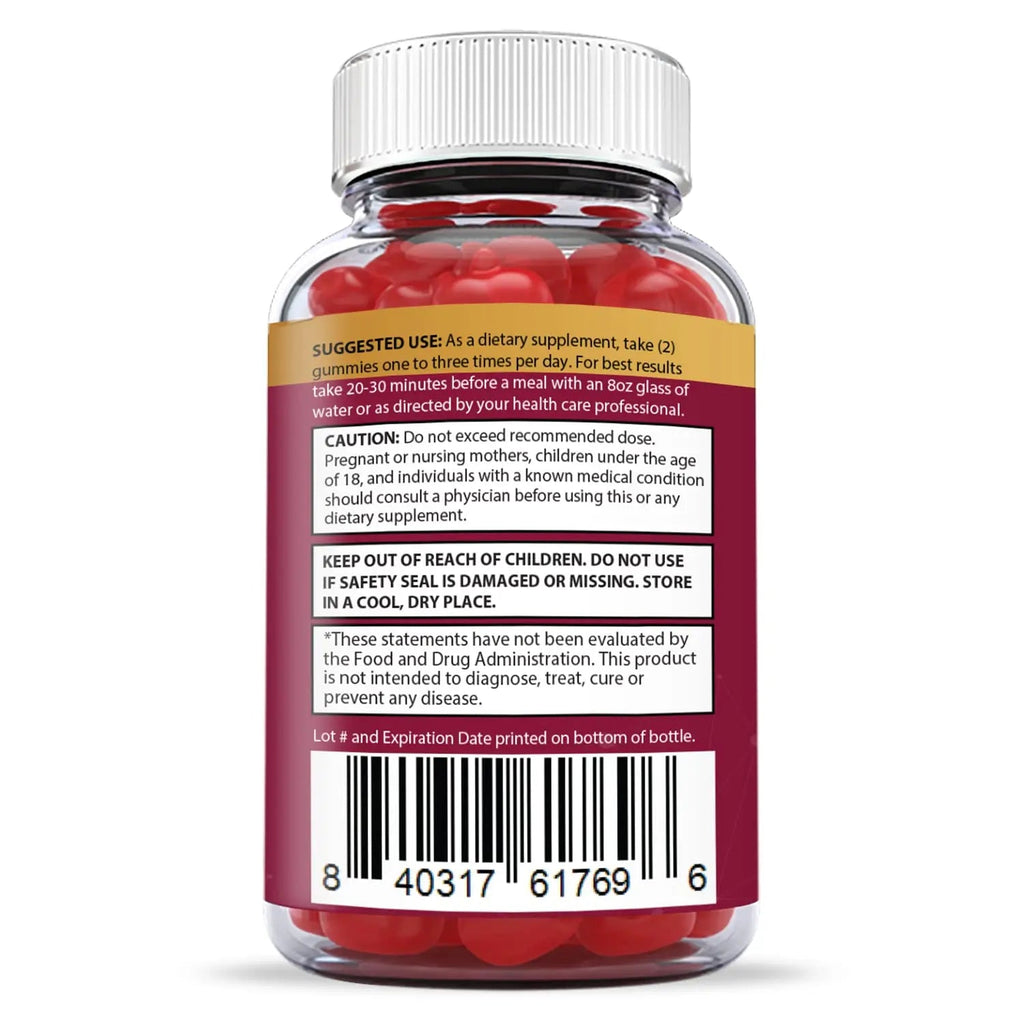 Justified Laboratories Great Results Keto ACV Gummies 1000MG with Pomegranate Juice Justified Laboratories Au supplements