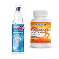 High Absorption Zinc and Magnesium Bundle for Muscle Recovery - Zinc Supplement and Transdermal Magnesium Gel for Leg Cramps MgSport Au supplements