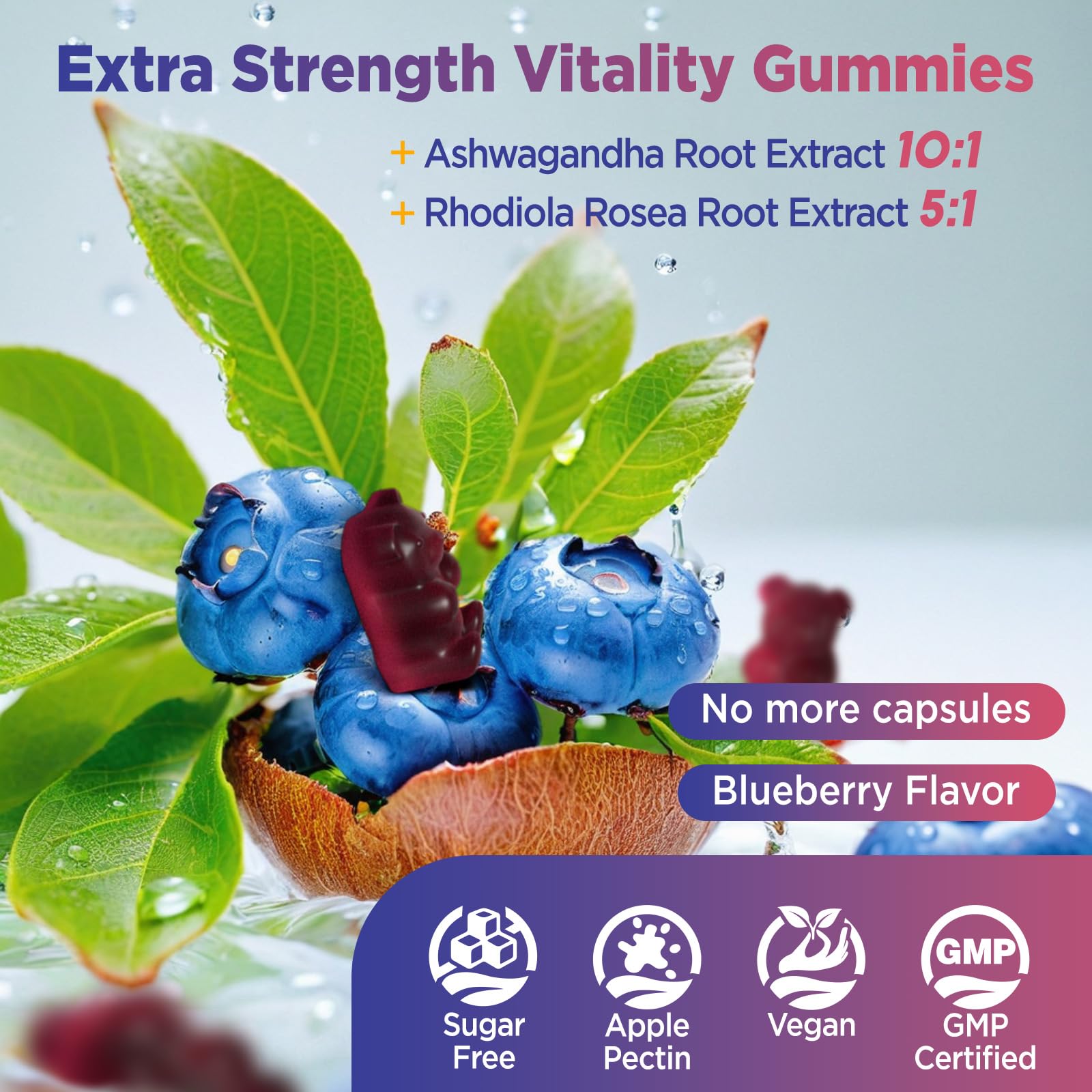 Cortisol Gummies, 12-in-1 Cortisol Reducer, with Magnesium Glycinate, Ashwagandha, L-Theanine, Phosphatidylserine, Vitamin B6 & D3, Rhodiola Rosea, for Men & Women, Sugar-Free, Vegan, NON-GMO, 60CT NATISLAND Au supplements
