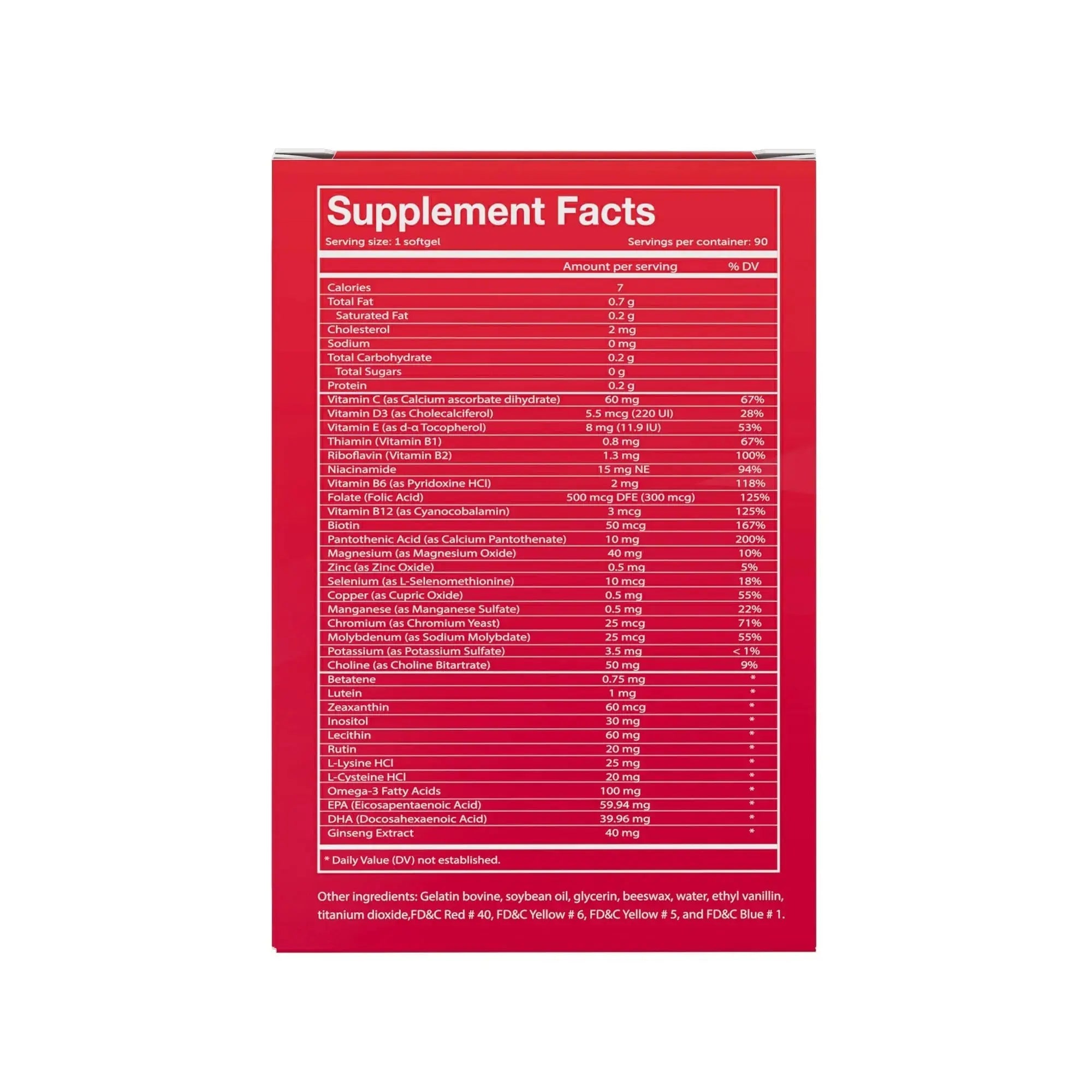 Vivioptal Active, 90 Softgels, Ginseng & Omega 3, Multivitamin & Multimineral, Gluten Free, German Formula Vivioptal Vitamins Au supplements
