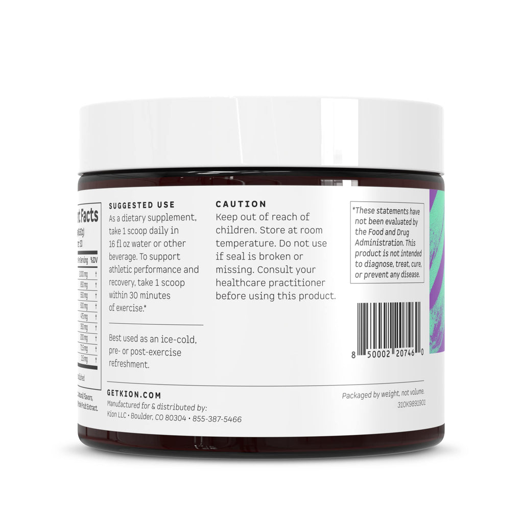 Kion Aminos - Essential Amino Acids Supplement, Essential Amino Acids Powder for Muscle Recovery, BCAA EAA No Caffeine, Amino Acid Powder, Essential Amino Energy - 30 Servings, Mixed Berry
