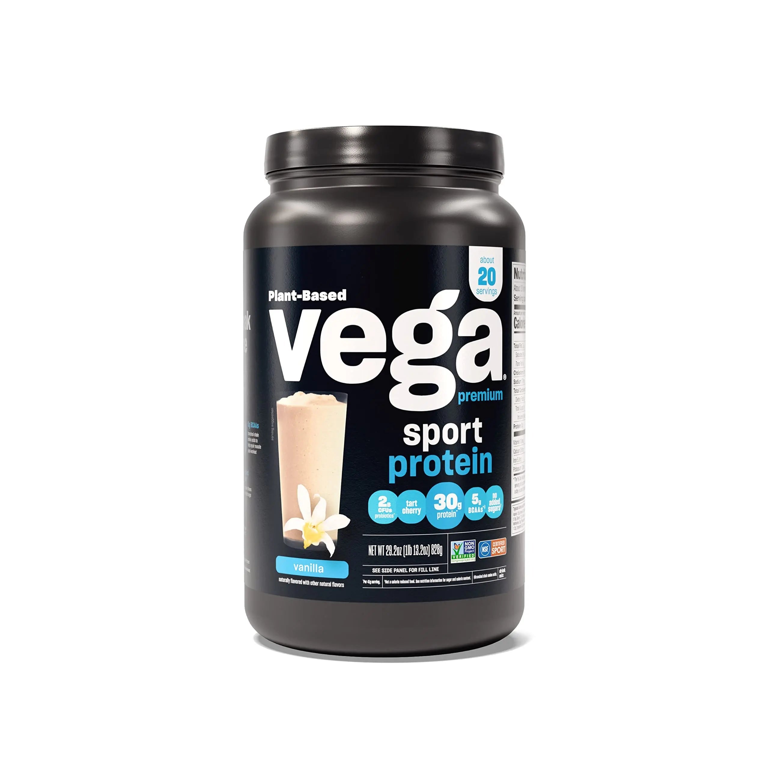 Vega Premium Sport Protein Vanilla Protein Powder, Vegan, Non GMO & Sport Pre-Workout Vega Au supplements