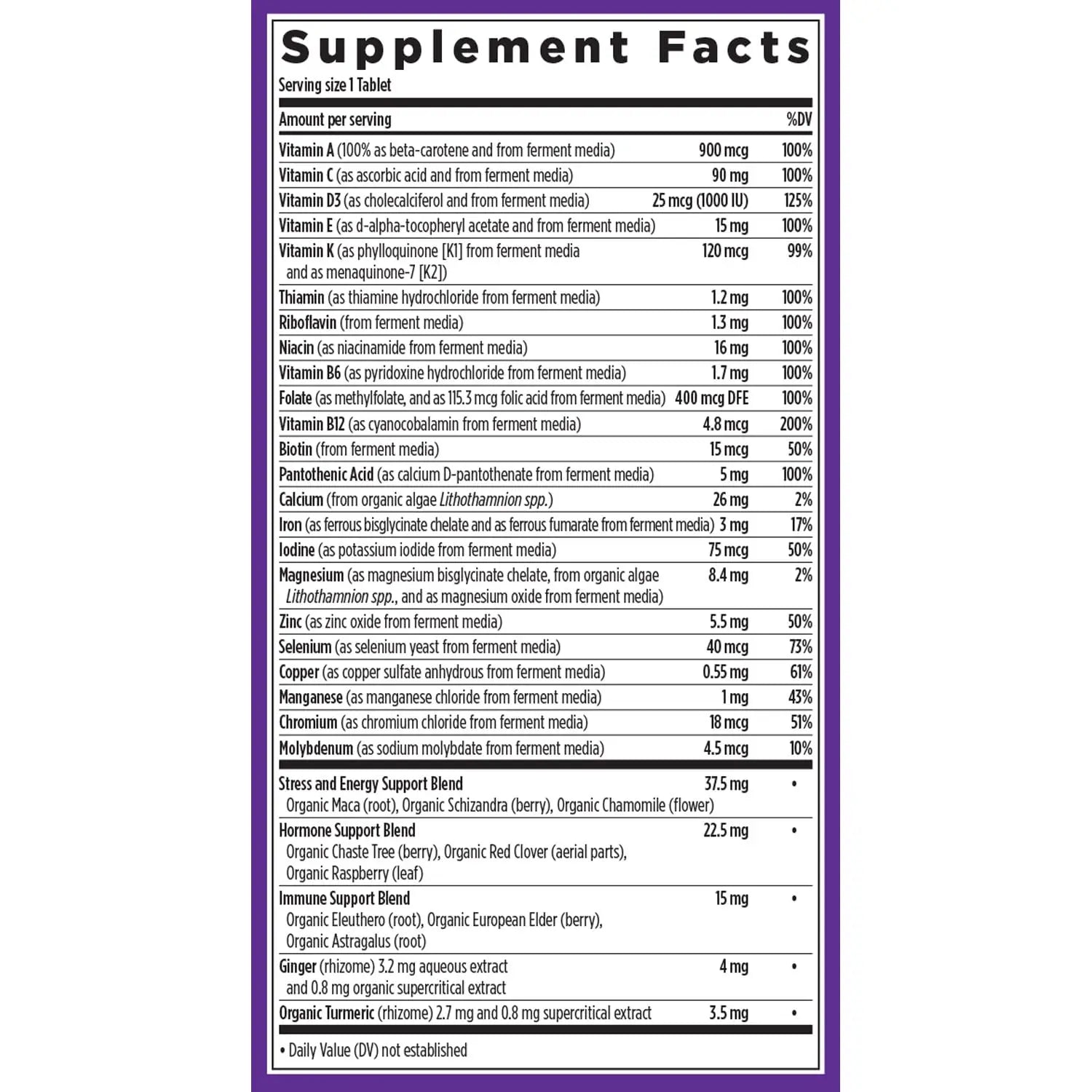 New Chapter Women's Multivitamin for Immune, Beauty + Energy Support with 20+ Nutrients -- Every Woman's One Daily New Chapter Au supplements