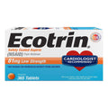 Ecotrin Low Strength Safety Coated Aspirin | NSAID | 81mg | 365 Tablets Ecotrin Au supplements