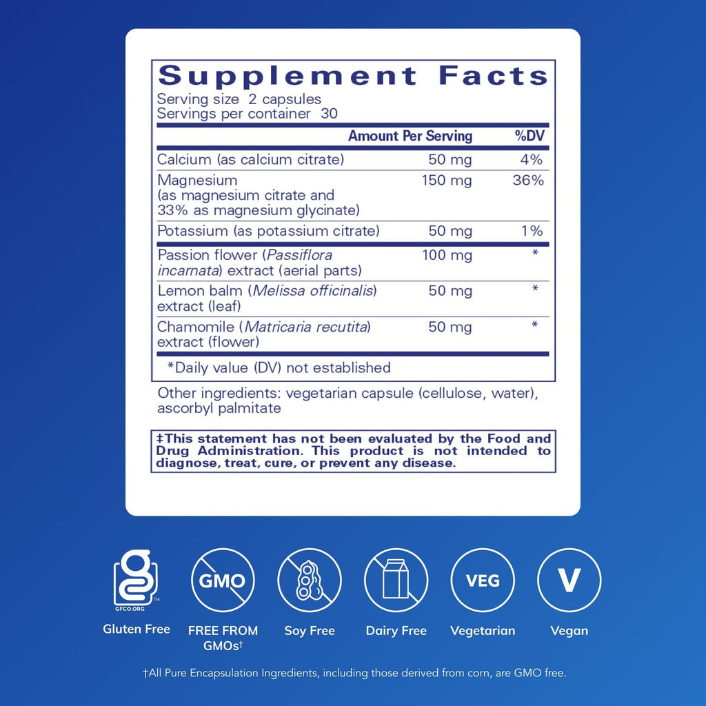 Pure Encapsulations Muscle Cramp/Tension Formula | Hypoallergenic Supplement to Reduce Occasional Muscle Cramps/Tension and Promote Relaxation | 60 Capsules Pure Encapsulations Au supplements