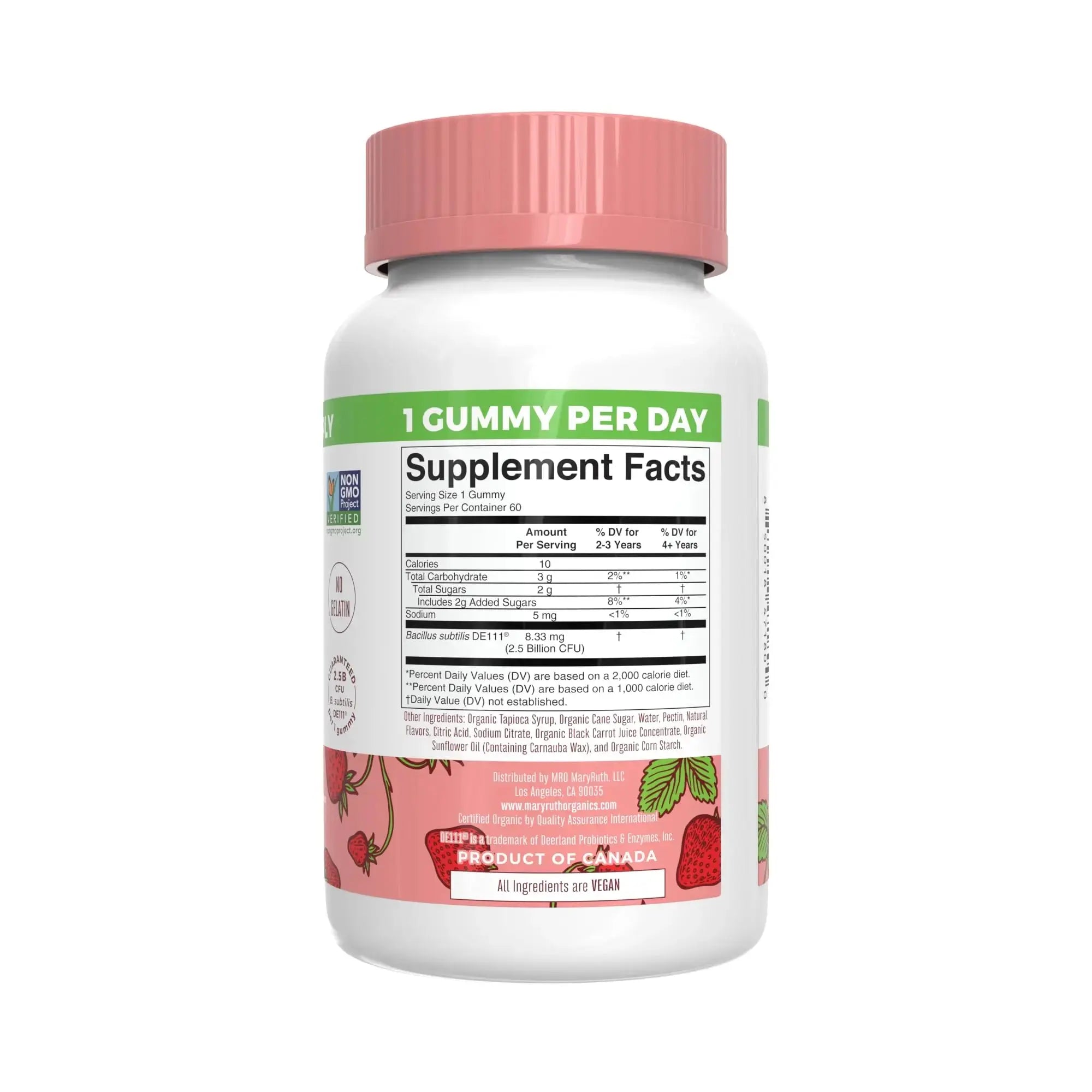 MaryRuth Organics Gummies for Kids–Multivitamin (Mixed Berry & Cherry), & Probiotic (Strawberry) | USDA Organic, No Gelatin! | MARYRUTH'S Au supplements