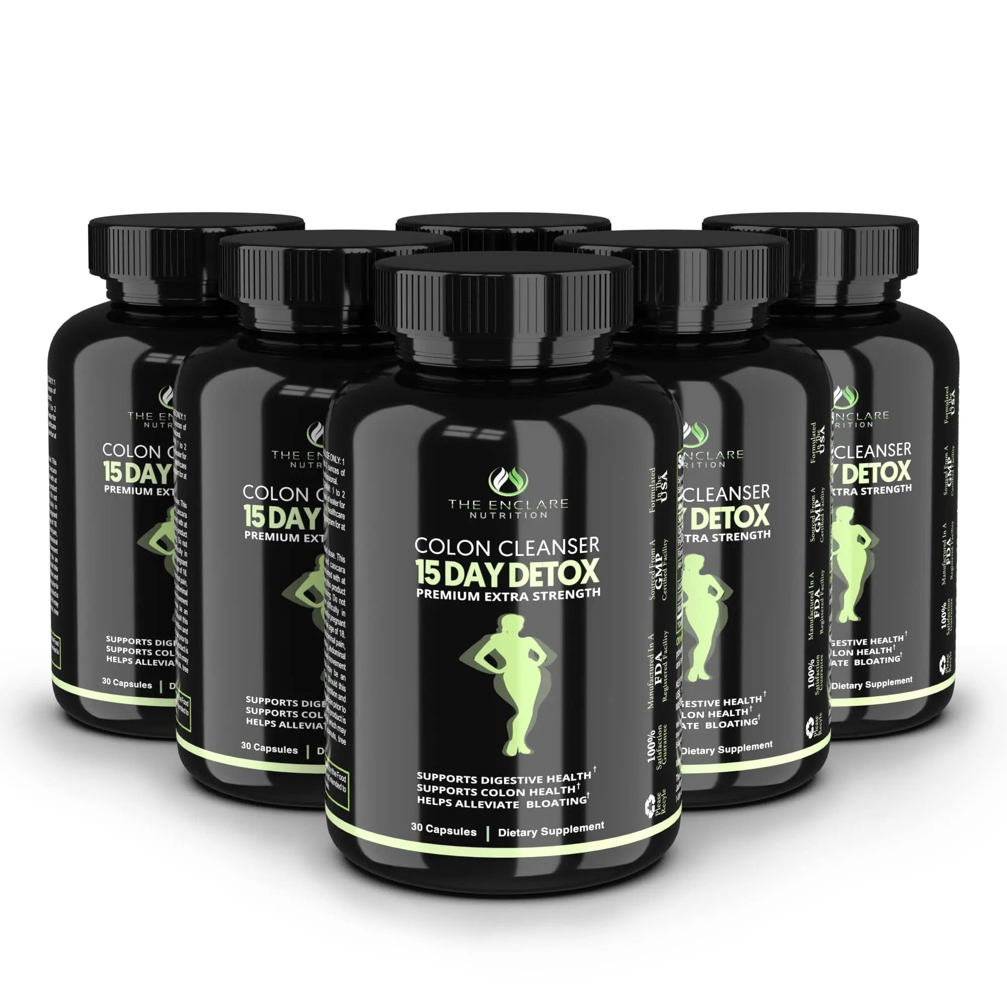Colon Cleanse Fast-Acting Colon Cleanser Detox. Healthy Bowel Movement THE ENCLARE NUTRITION Au supplements