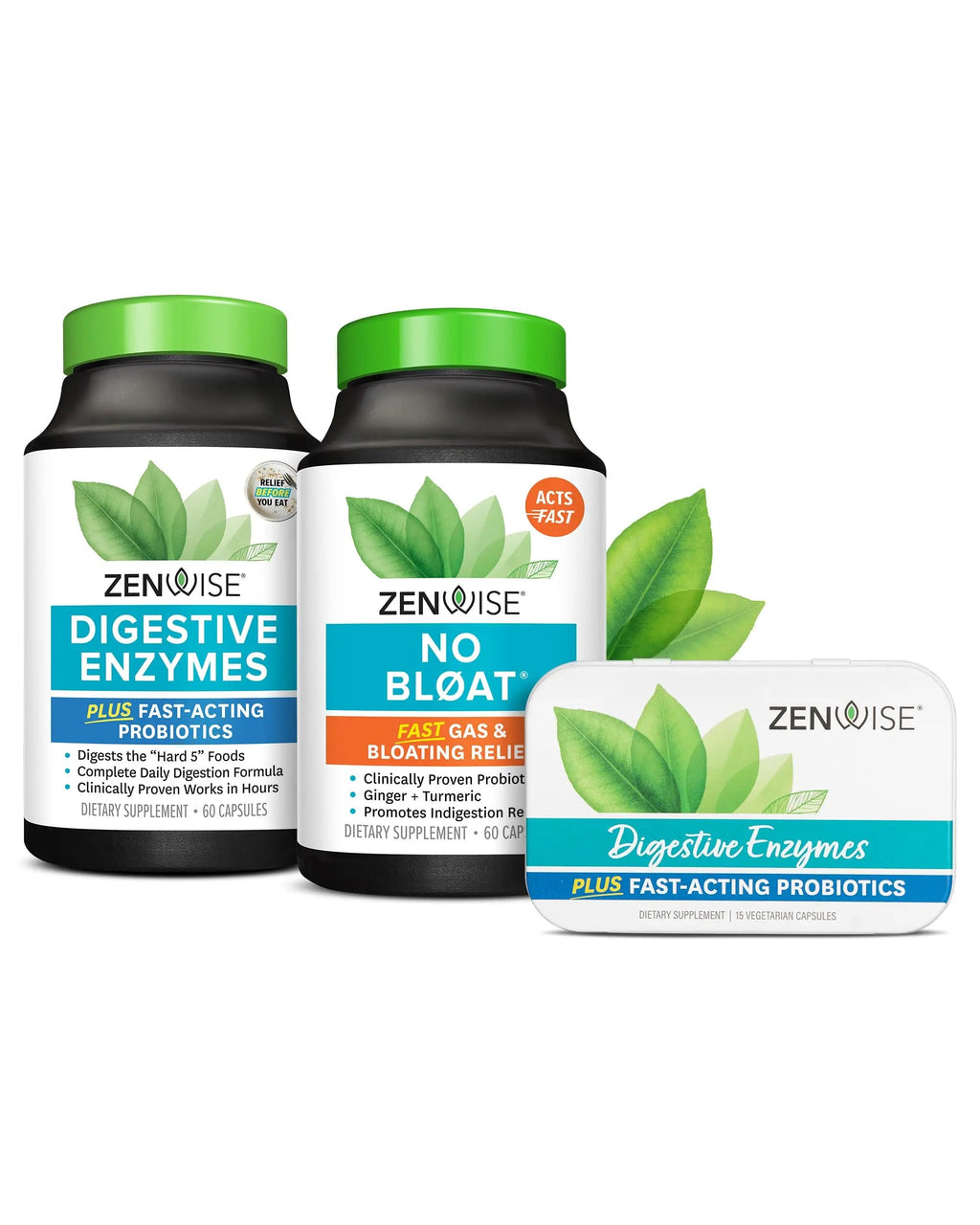 Zenwise Health Digestive Bliss Bundle - Digestive Enzymes, NO BLØAT Zenwise Health Au supplements