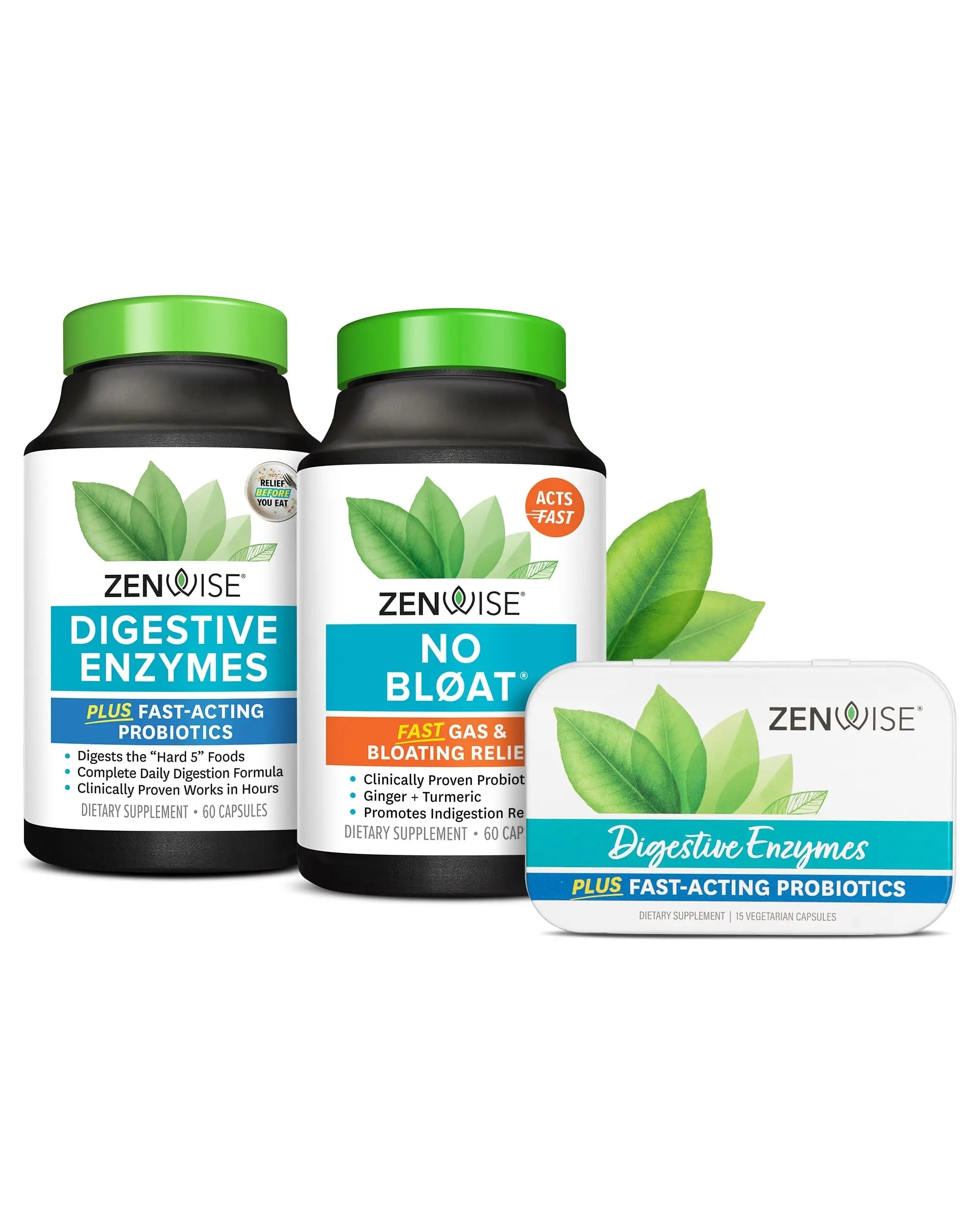Zenwise Health Digestive Bliss Bundle - Digestive Enzymes, NO BLØAT Zenwise Health Au supplements