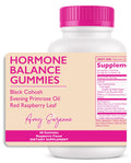 Amy Suzanne Hormone Balance Gummies for Women - Hormone Harmony for Mood, Energy, Bloating - Hormonal PMS, Perimenopause & Menopause Support - Red Raspberry Leaf & Black Cohosh - 60 Gummy Supplements Amy Suzanne Au supplements