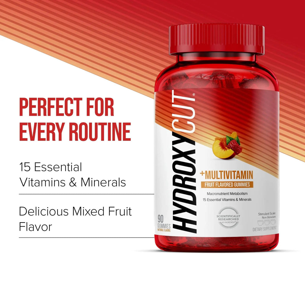 Hydroxycut Caffeine-Free Gummy for Women & Men 15 Essential Vitamins Hydroxycut Au supplements