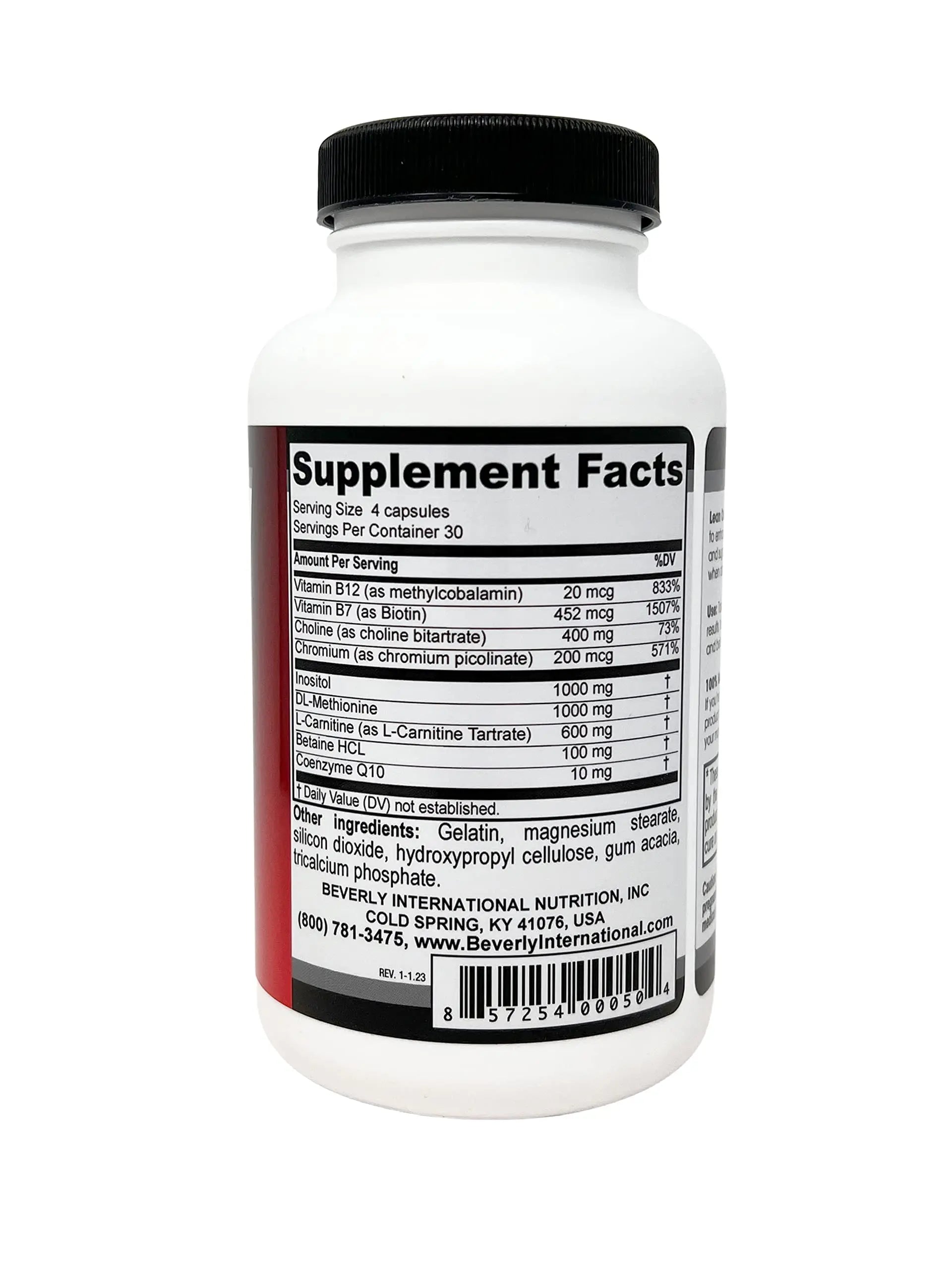 Beverly International Lean Out 120 caps. Fat Burner with Metabolic Support. Lipotropics. Beverly International Au supplements