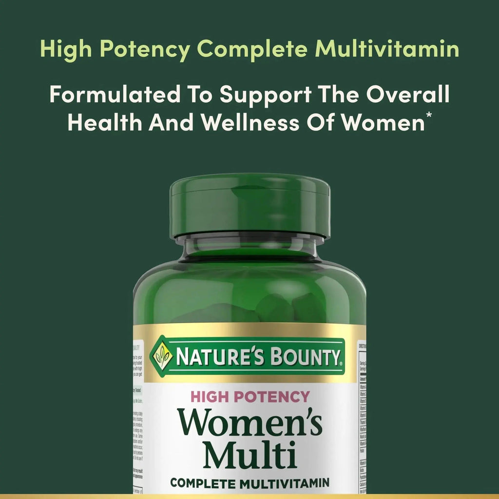 Nature's Bounty High Potency Women’s Complete Multivitamin, Daily Vitamin with Vitamin C, Supports Heart Health & Immune Function Nature's Bounty Au supplements