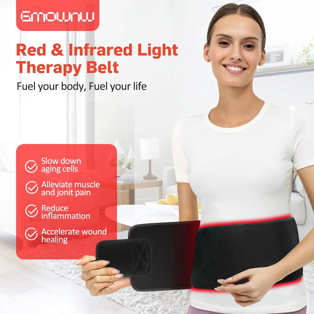 Red Light Therapy for Body, Infrared Light Therapy for Shoulder Waist Muscle Pain Relief GMOWNW Au supplements