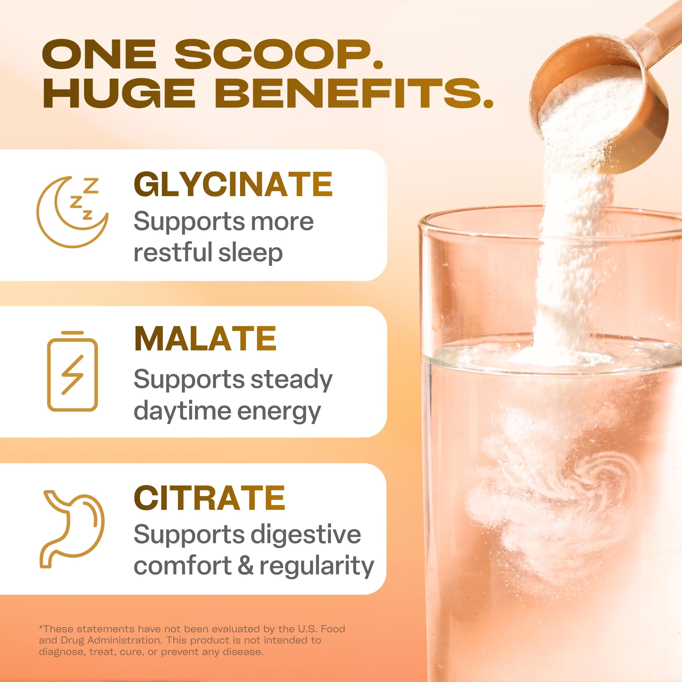 GoBiotix Magnesium Glycinate Powder – Cortisol Supplements for Women and Men – High Absorption Magnesium Complex Calm Supplement with Citrate, Malate – Sugar Free – 420 mg, 60 Servings - Honey Citrus GOBIOTIX Au supplements