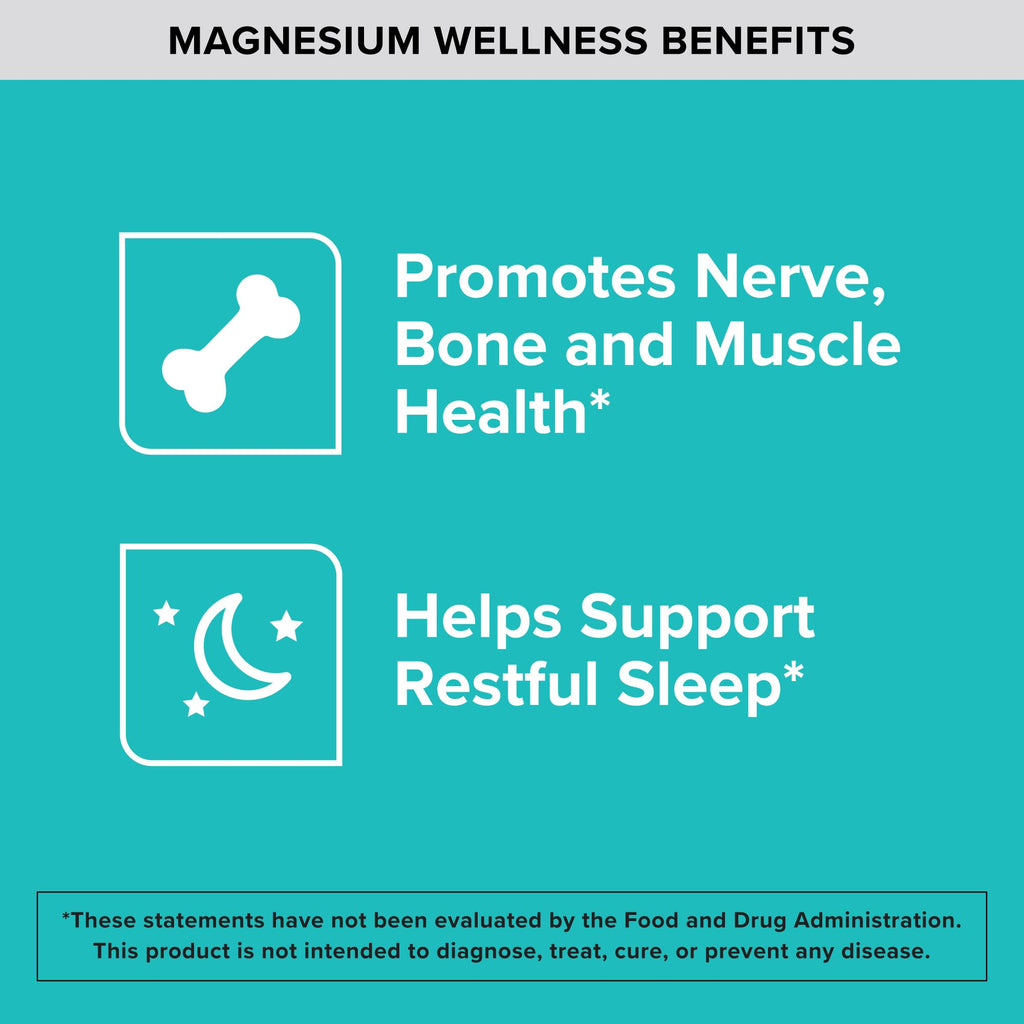 Qunol Magnesium Capsules 420mg, 100% DV, High Absorption Magnesium Supplement, Extra Strength, Bone and Muscle Health Supplement, 180 Count