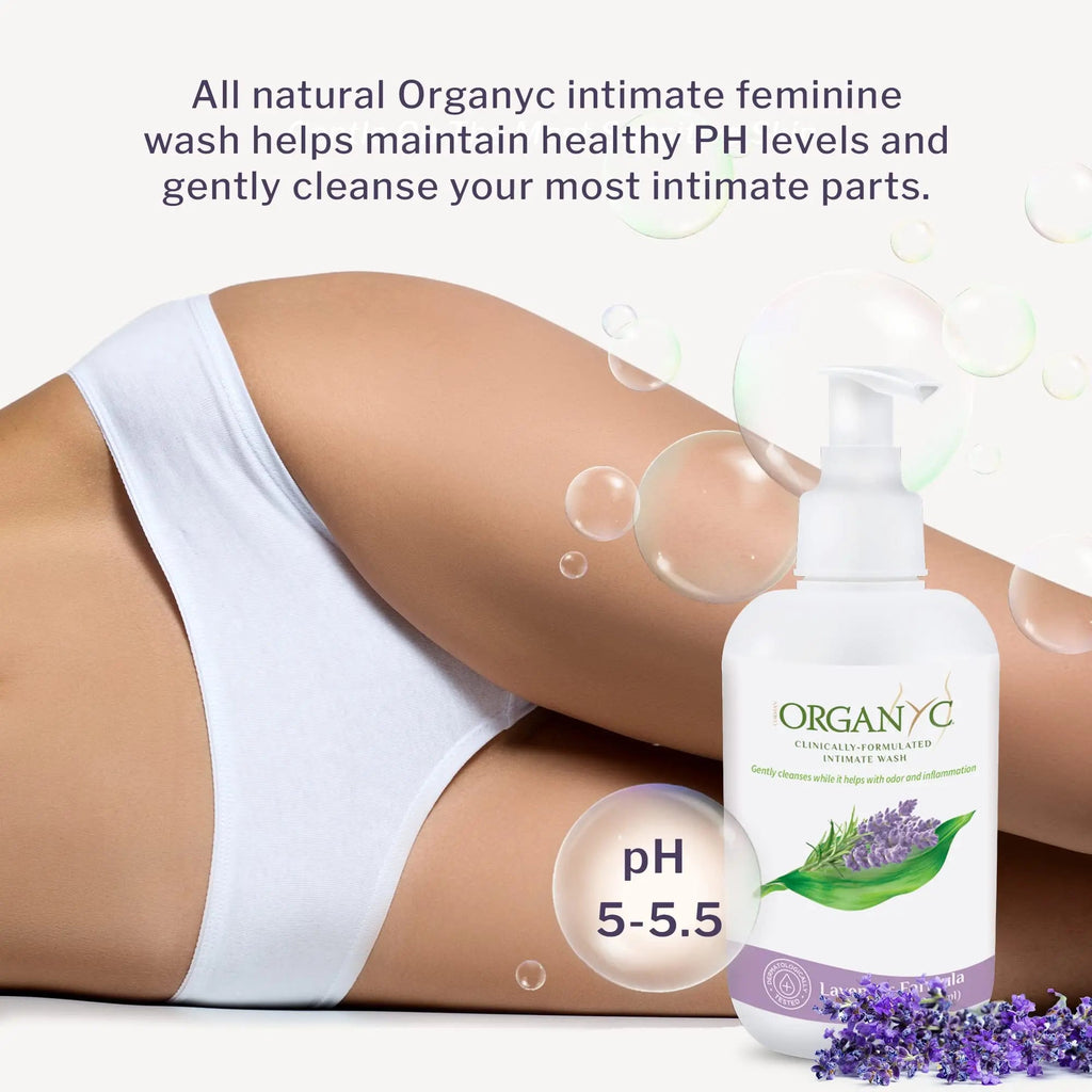 Organic Intimate Wash with Lavender Essential Oils & Flower Extracts, Gentle Cleansing Feminine Organyc Au supplements