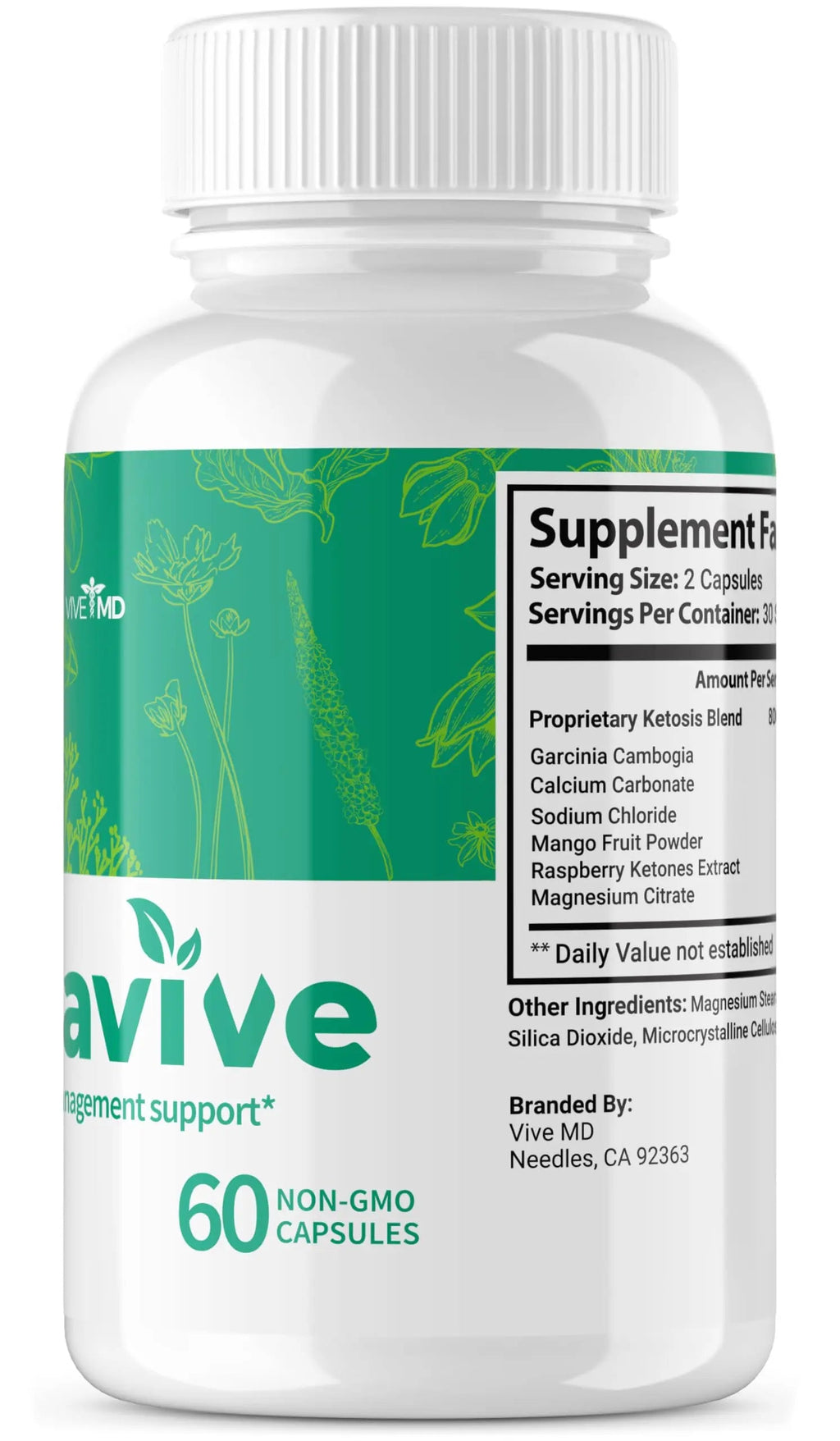 VIVE MD Puravive Premium Weight Management Capsules - Advanced Formula with 60 Non VIVE MD Au supplements