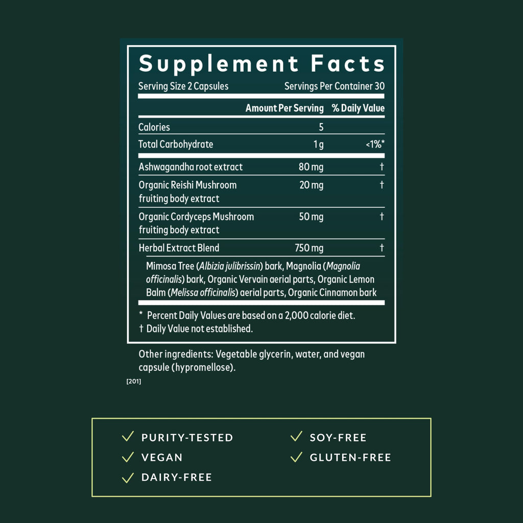 Gaia Herbs Adrenal Health Nightly Restore - Herbal Supplement with Ashwagandha, Magnolia Bark, Cordyceps, Lemon Balm & More* - 60 Vegan Liquid Phyto-Caps (30 Servings) Gaia Herbs Au supplements