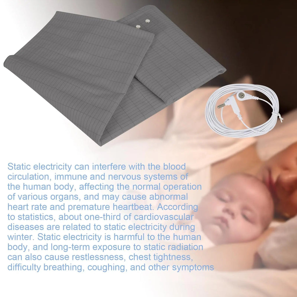 Grounding Mat for Bed, Grounding Sheets Blanket with Grounding Cord, Earthing Mat Grounding Pad Reaeng Au supplements