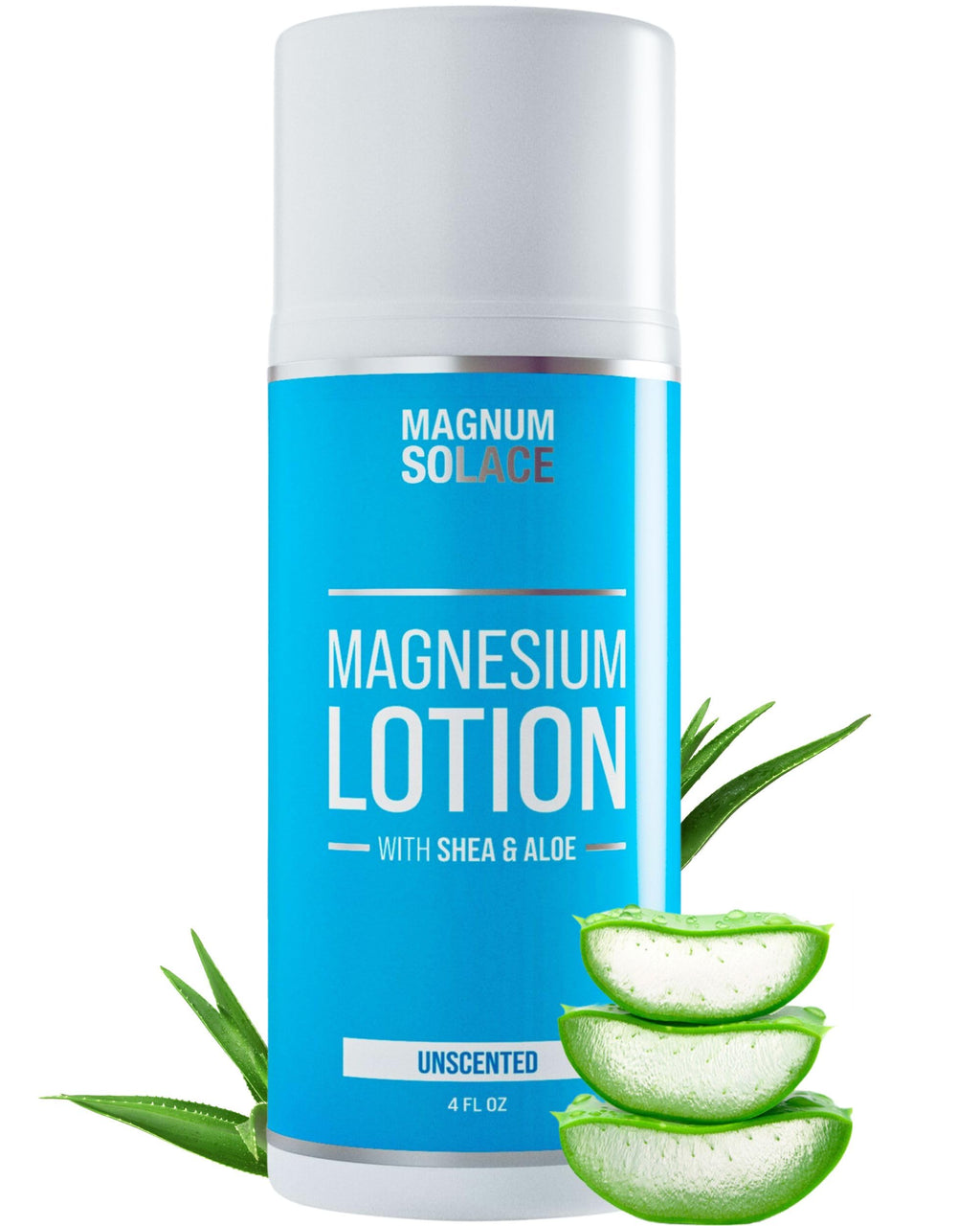 Magnum Solace Magnesium Lotion with Aloe & Shea – Apply to Legs – Alternative to Topical Magnesium Cream Magnum Solace Au supplements