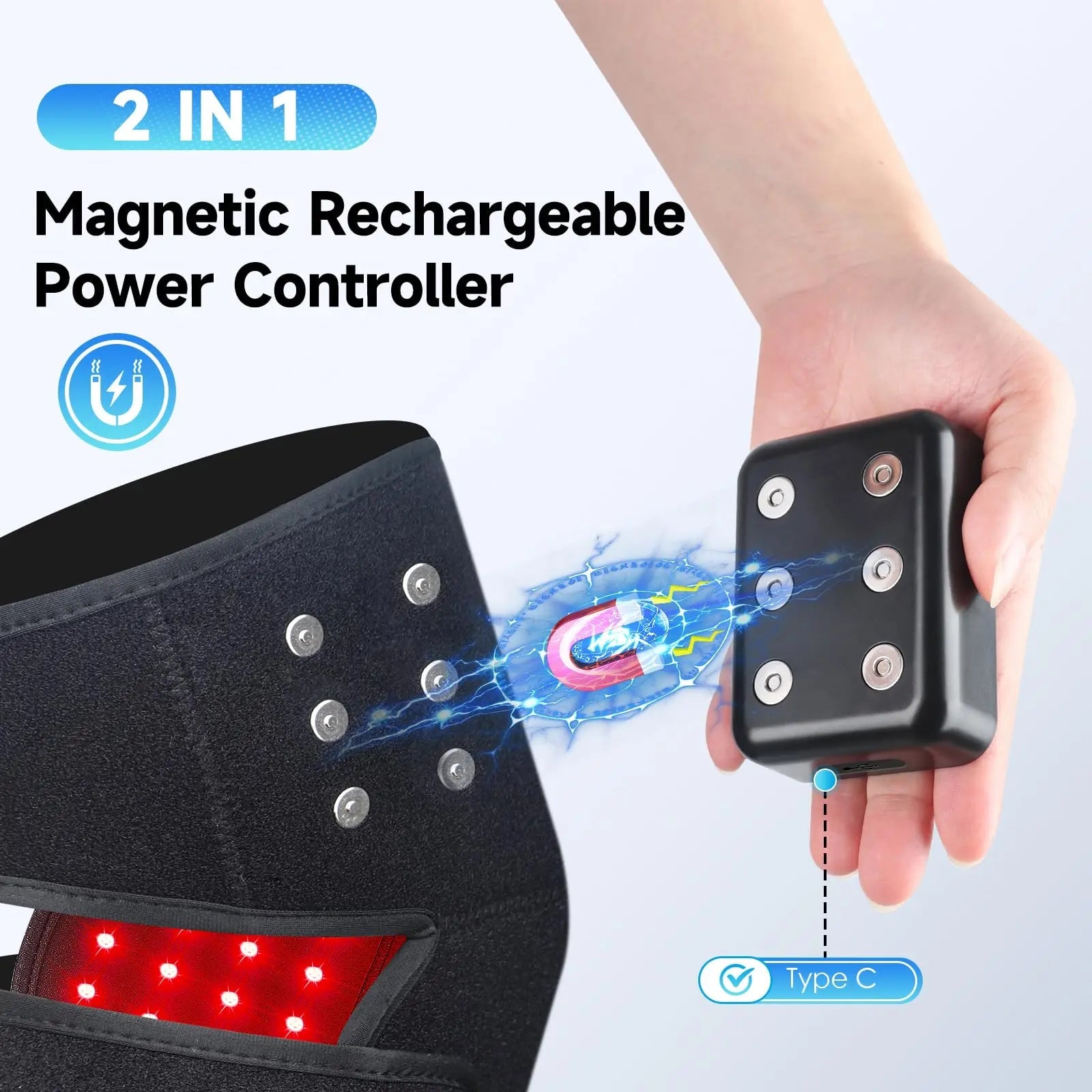 Red Light Therapy Knee Brace: Pain Relief Infrared Heating Pad 72 LED Heat Lamp Pain Relief Astarexin Au supplements