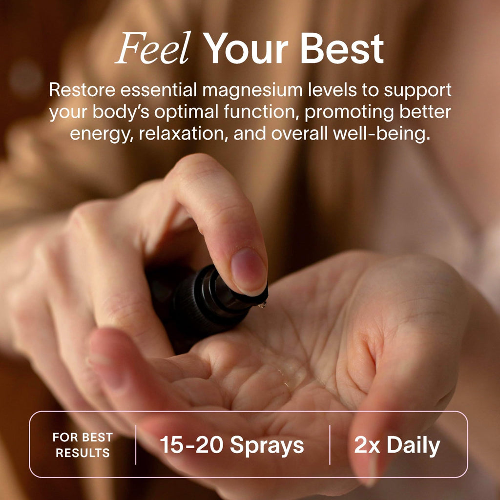 Ladywell Topical Magnesium Oil Spray | Mood, Cycle & Stress Support | PMS, PCOS, Fertility, Menopause, Hormone Balance, Cramps | Pure Magnesium Chloride, Science-Backed | Rapid Skin Absorption Ladywell Au supplements