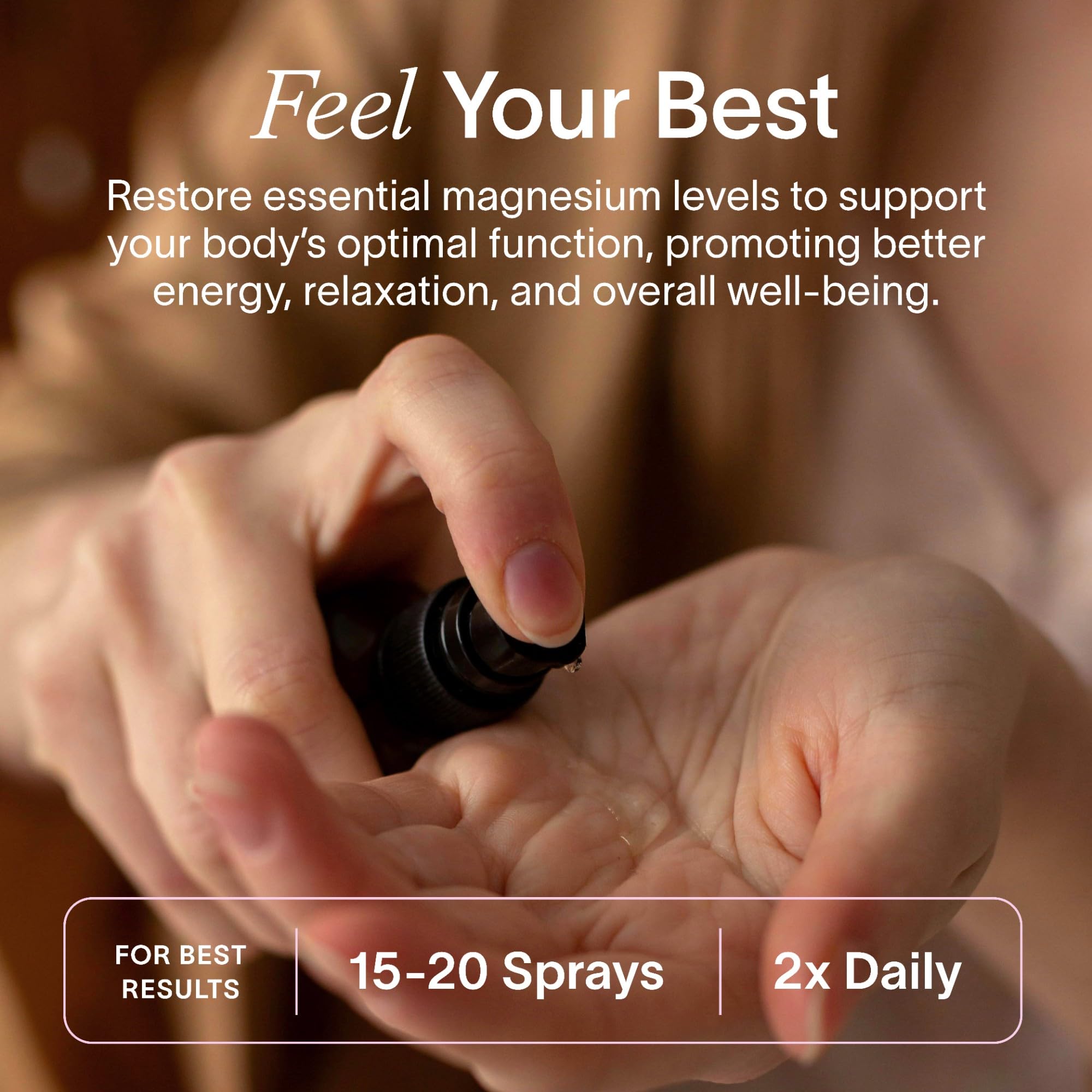 Ladywell Topical Magnesium Oil Spray | Mood, Cycle & Stress Support | PMS, PCOS, Fertility, Menopause, Hormone Balance, Cramps | Pure Magnesium Chloride, Science-Backed | Rapid Skin Absorption Ladywell Au supplements