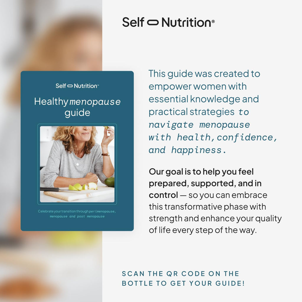 SELF NUTRITION Menopause Support for Women -All-Natural, Hormone-Free Perimenopause & Menopause Support. Unique Blend for Hot Flashes, Mood, Energy, Sleep & More. Vegan, Gluten-Free, 60 Capsules. SELF NUTRITION Au supplements