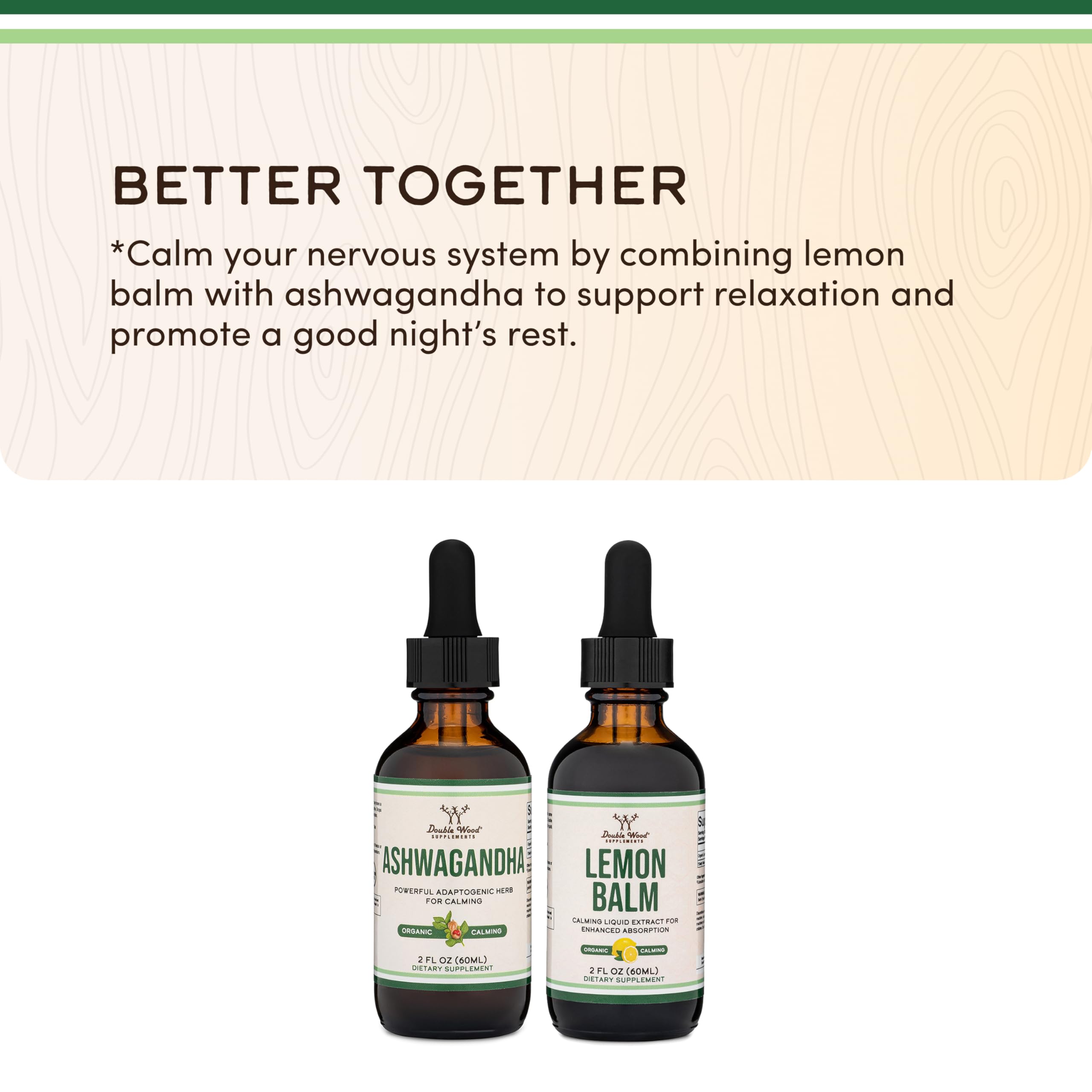 Ashwagandha Organic Drops for Stress Relief (1,200mg, 60 Servings) Ashwagandha Tincture for Adrenal Support and Cortisol Manager