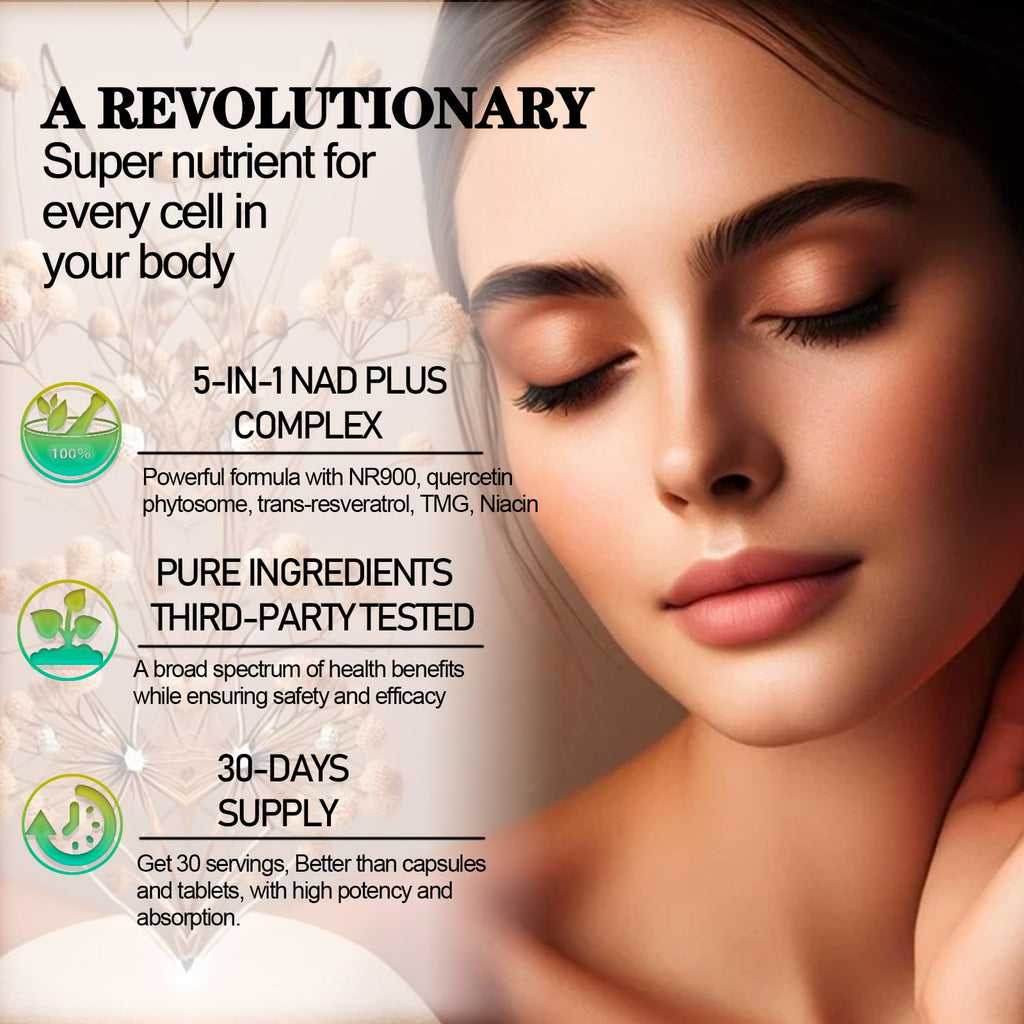 NAD Supplements for Women & Men, Liposomal NAD Nicotinamide Riboside Resveratrol 900mg, TMG, Quercetin, Vitamin B3, Organic Liquid NAD Resveratrol Supplement for Longevity, Energy, Anti-Aging, Focus WellVeraVida Au supplements