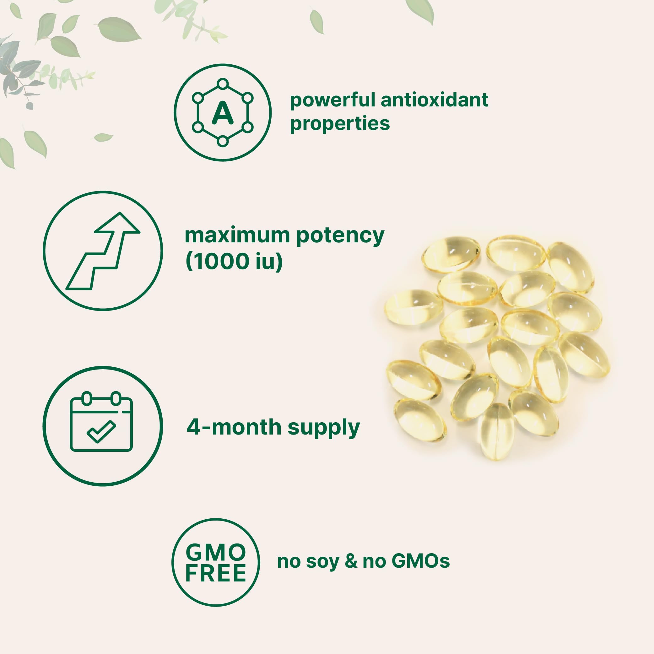Micro Ingredients Vitamin E 1000 IU, 240 Softgels | Pure Vitamin E Oil Pills | Antioxidant Supplements for Skin and Face | Non-GMO, Gluten Free