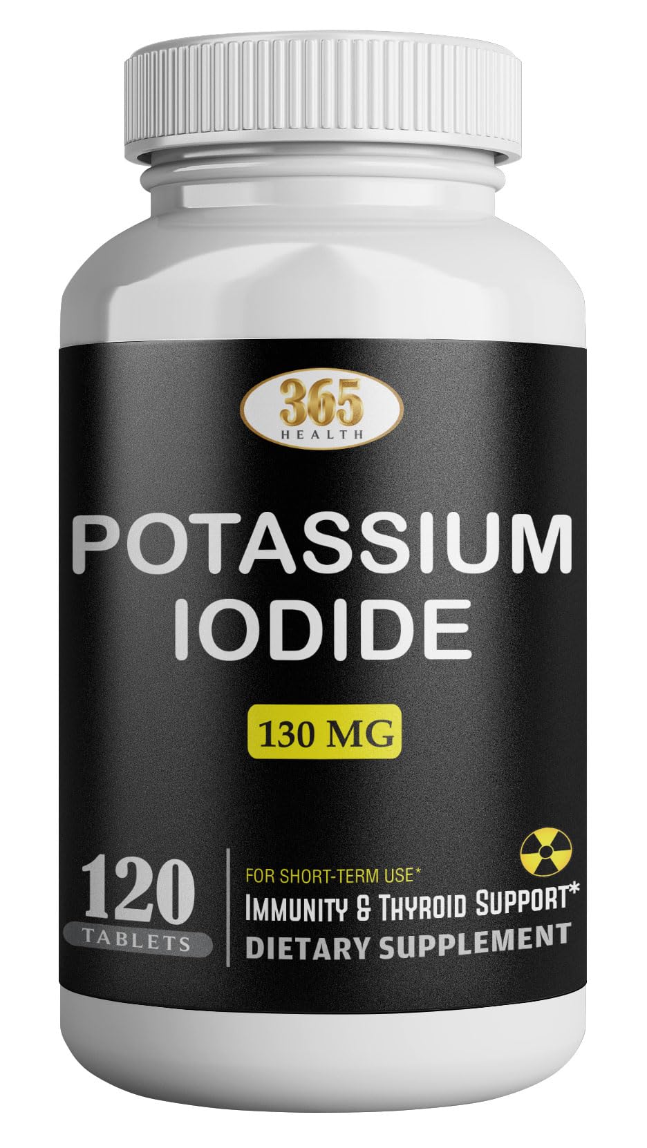 Potassium Iodide130 mg - KI Tablets- Potassium130 mg - USA Made Potassium Iodine Pills YODO Naciente