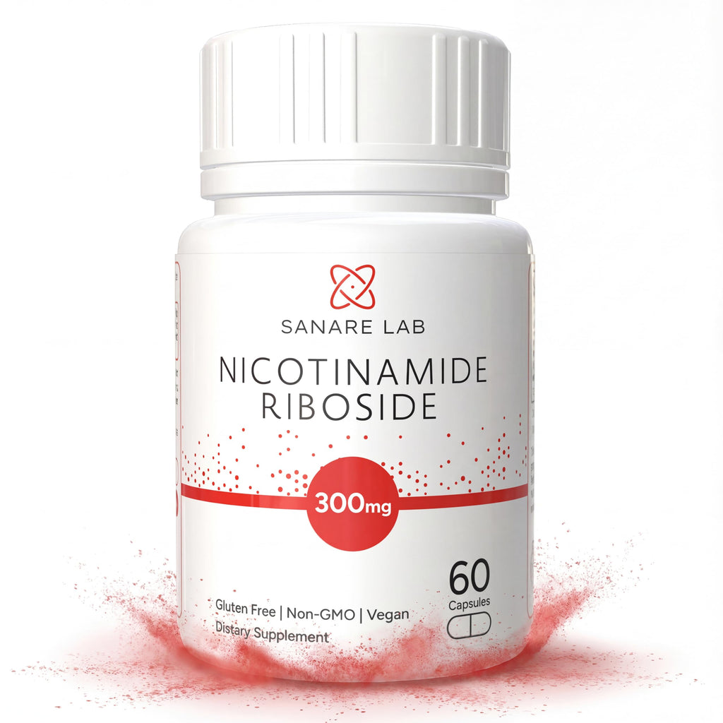 Sanare Lab NAD+ Supplement with Nicotinamide Riboside (NR) 300 mg | Cellular Energy & Metabolism Support | 60 Capsules Sanare Lab Au supplements
