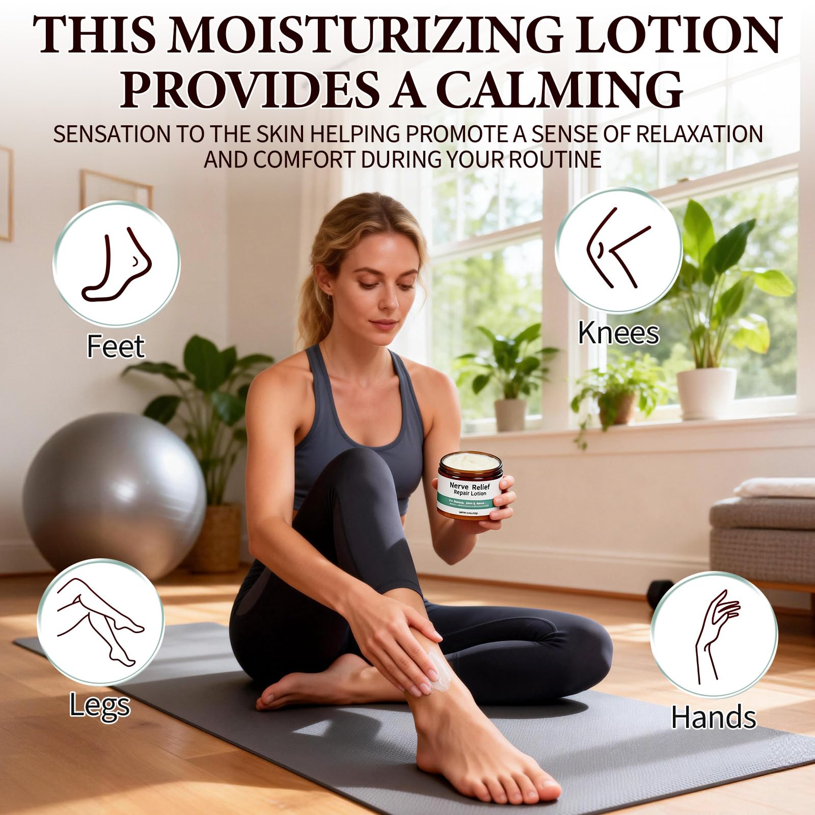2 Pcs Nerve Relief Repair Lotion Cream, Neuropathy Lotion with Arnica & Magnesium for Knee, Lumbar, Neck, for Joint, 3.5 fl oz Aus Healthcare Au supplements