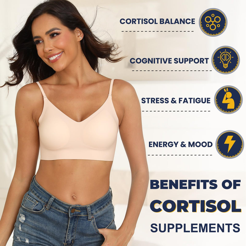 Totaria Cortisol Supplement with Ashwagandha,Magnesium,Rhodiola Rosea,L Theanine,Hormone Balance for Women 120 Vegan Capsules (Pack of 1) Totaria Au supplements