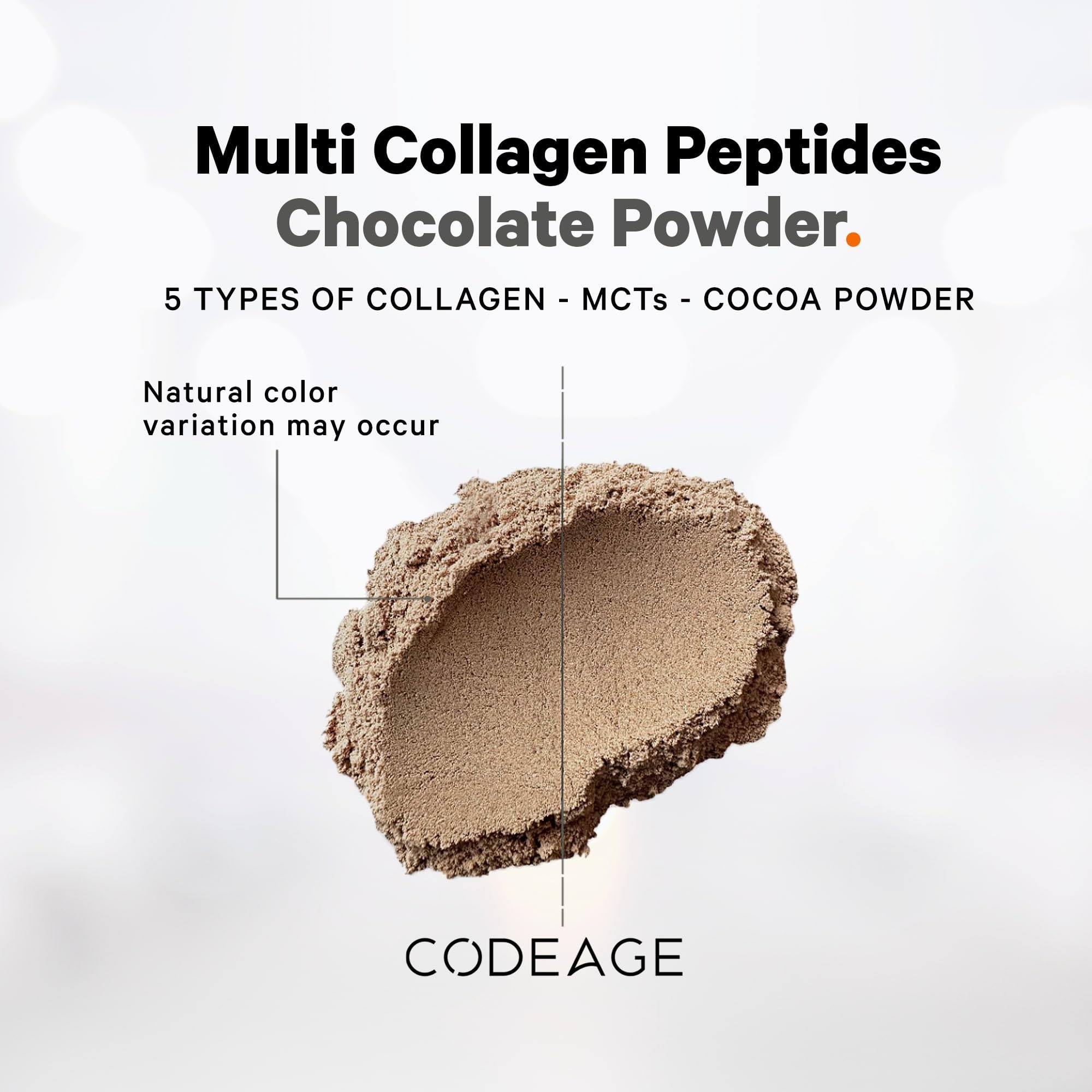 Codeage Multi Collagen Chocolate Protein Powder - Hydrolyzed Bovine Collagen Peptides, 5 Collagen Types & MCT Oil - Collagen Creamer, Chocolate Collagen Peptides - Protein Shakes - Non-GMO - 18.17 oz Codeage Au supplements