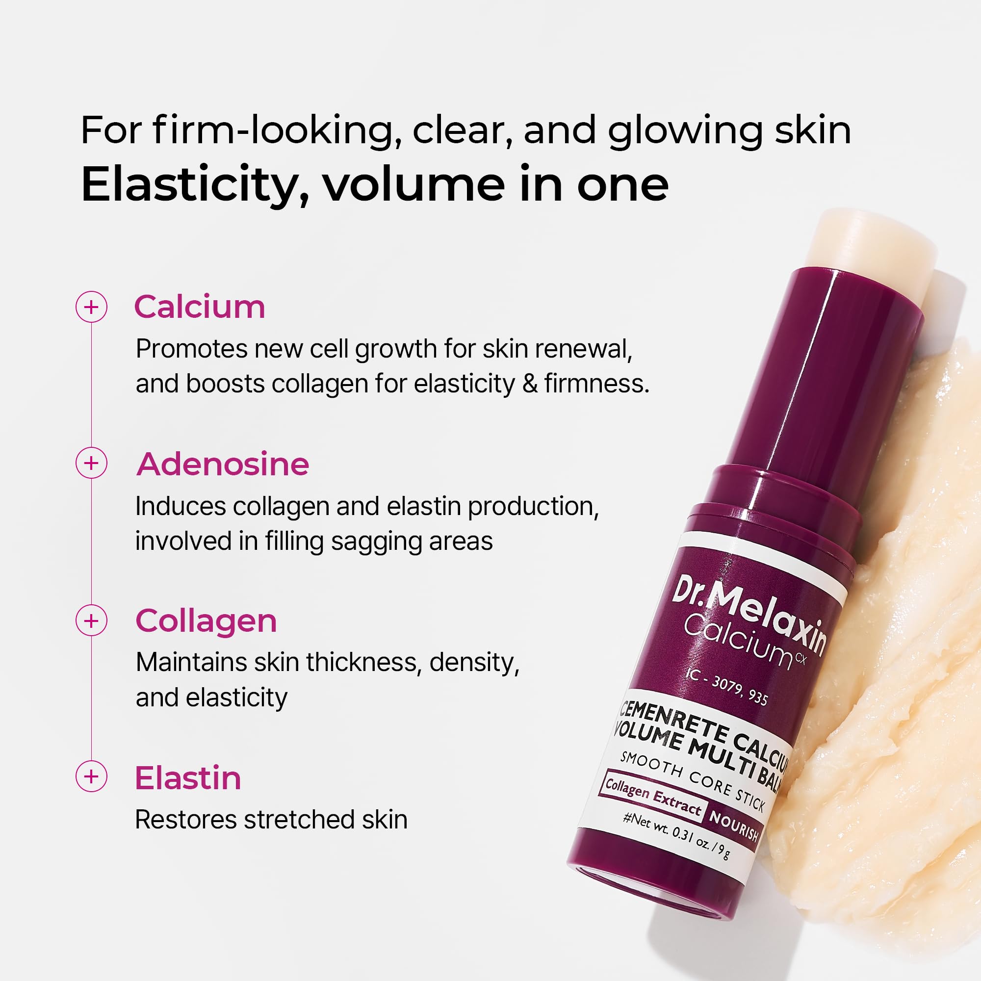 Dr.Melaxin Cemenrete Calcium Multi Balm 9g Korean Skin Care All In One Calcium Volume