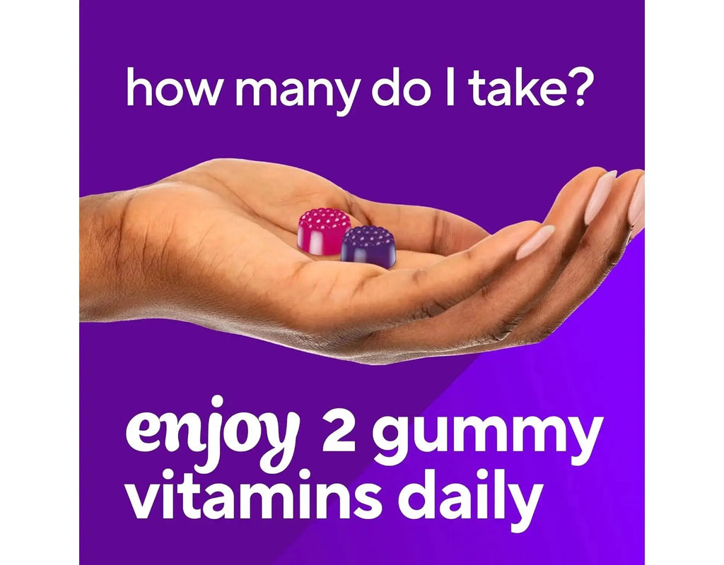 Vitafusion 150 Count with Vitamins A, C, D, E, B-6 and B-12 Womens Multivitamin Gummies, Berry Flavored Daily Vitamins for Women Vitafusion Au supplements