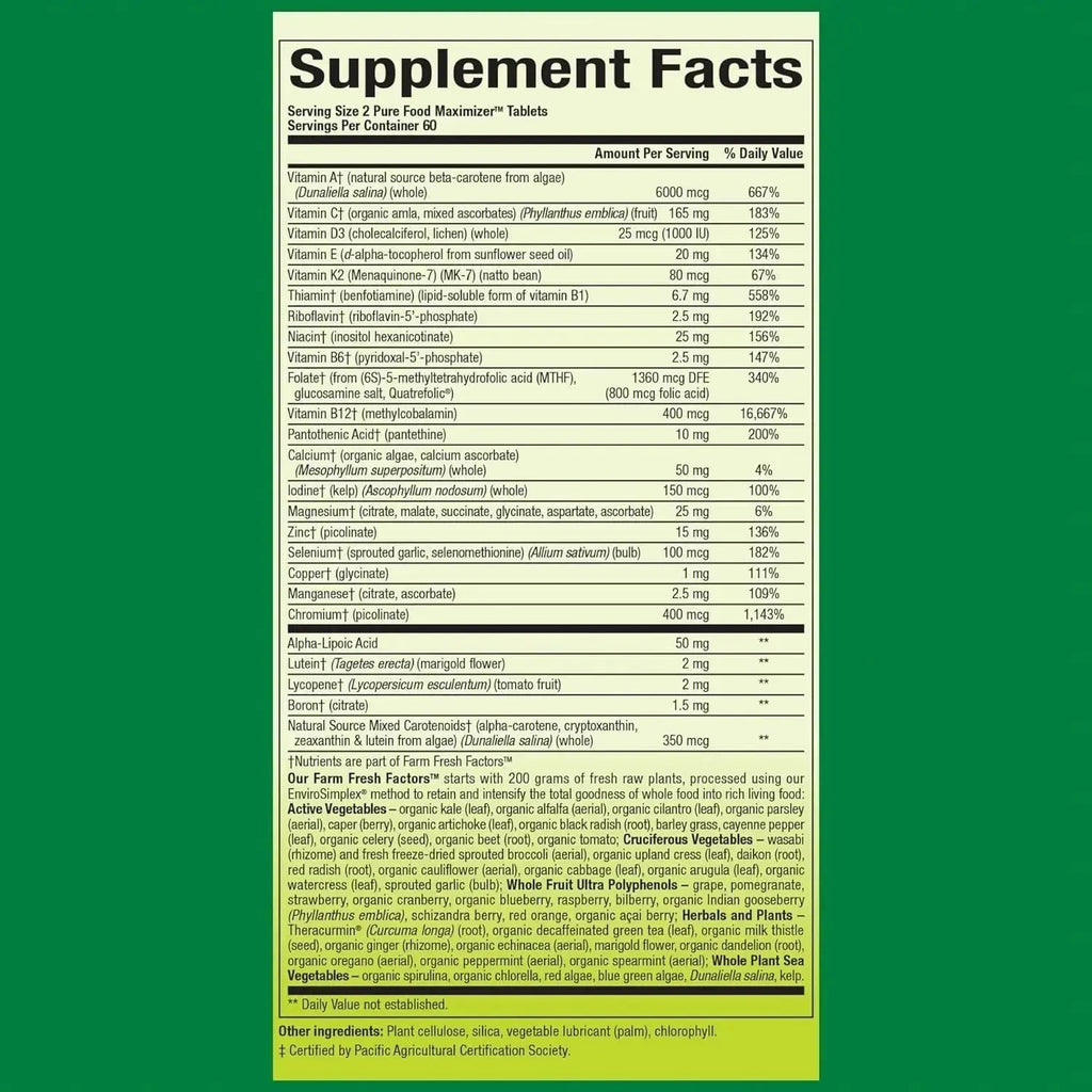 Natural Factors Whole Earth & Sea Women's 50+ Multivitamin & Mineral - Daily Multivitamin with Calcium, Selenium & More Natural Factors Au supplements