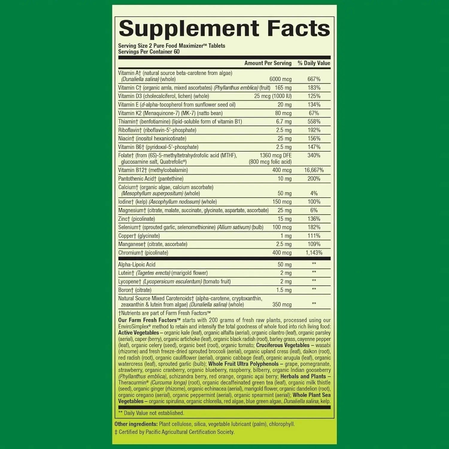 Natural Factors Whole Earth & Sea Women's 50+ Multivitamin & Mineral - Daily Multivitamin with Calcium, Selenium & More Natural Factors Au supplements