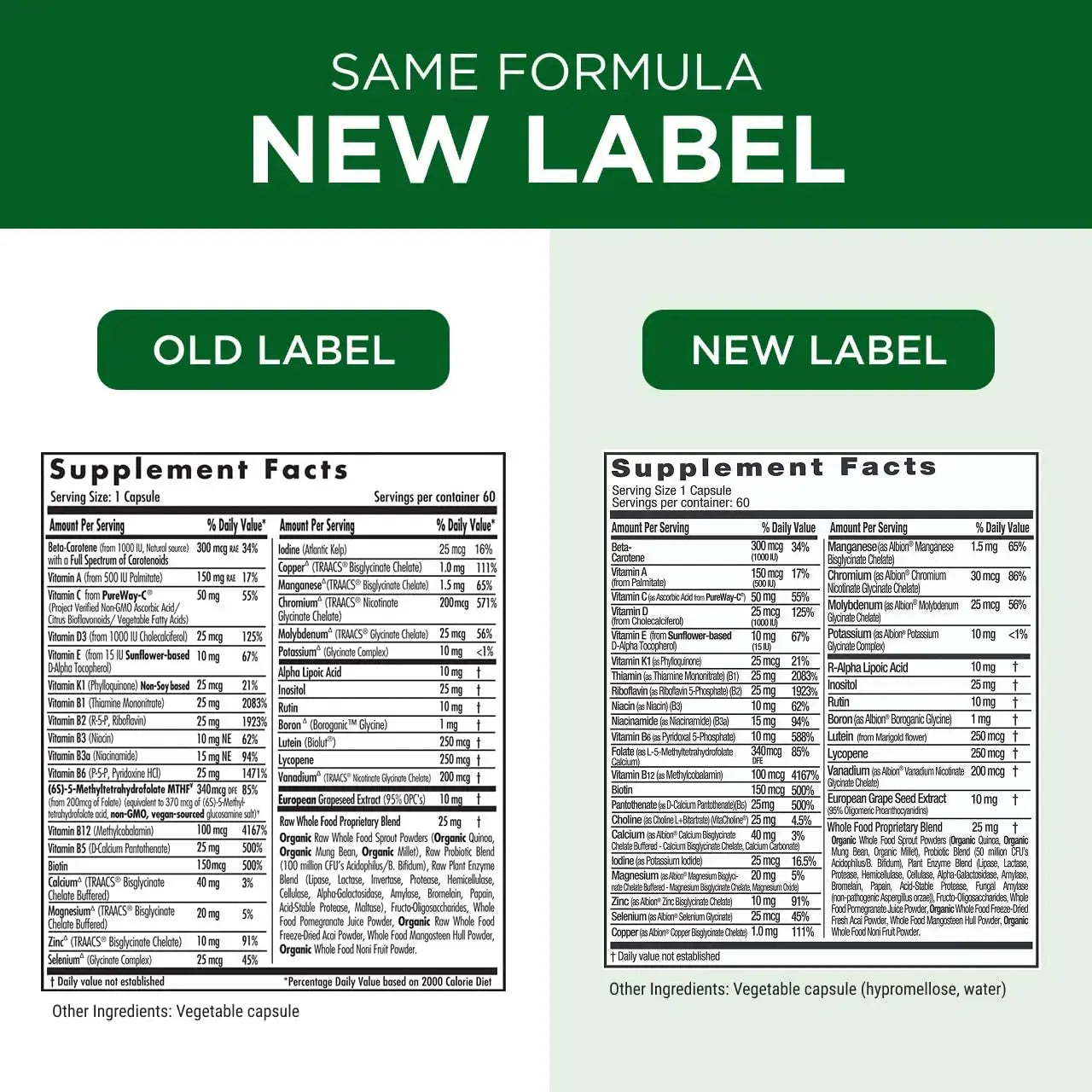 EMERALD LABS Complete 1-Daily Multi - Complete Multivitamin for Men & Women with Vitamin C, Methylated Folate, Whole-Food Blend & More EMERALD LABS Au supplements