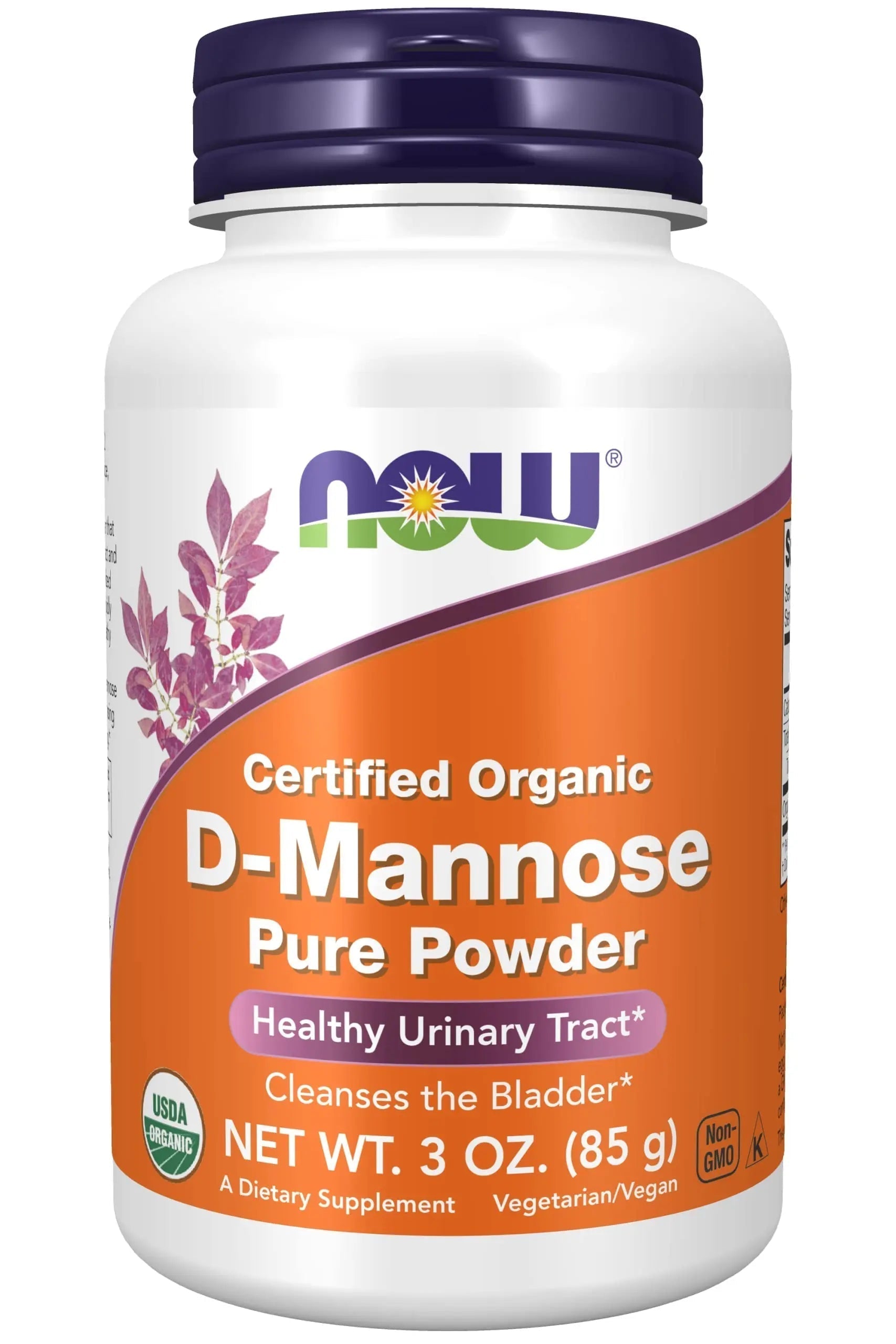 NOW Foods, D-Mannose Pure Powder, 3 oz (85 g) NOW Foods Au supplements