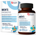 NATURE TARGET Probiotics for Men with Men Care Supplement, Prebiotics & Probiotic for Men's Digestive and Immune Health,60 Billion CFUs & 14 Strains Shelf Stable,