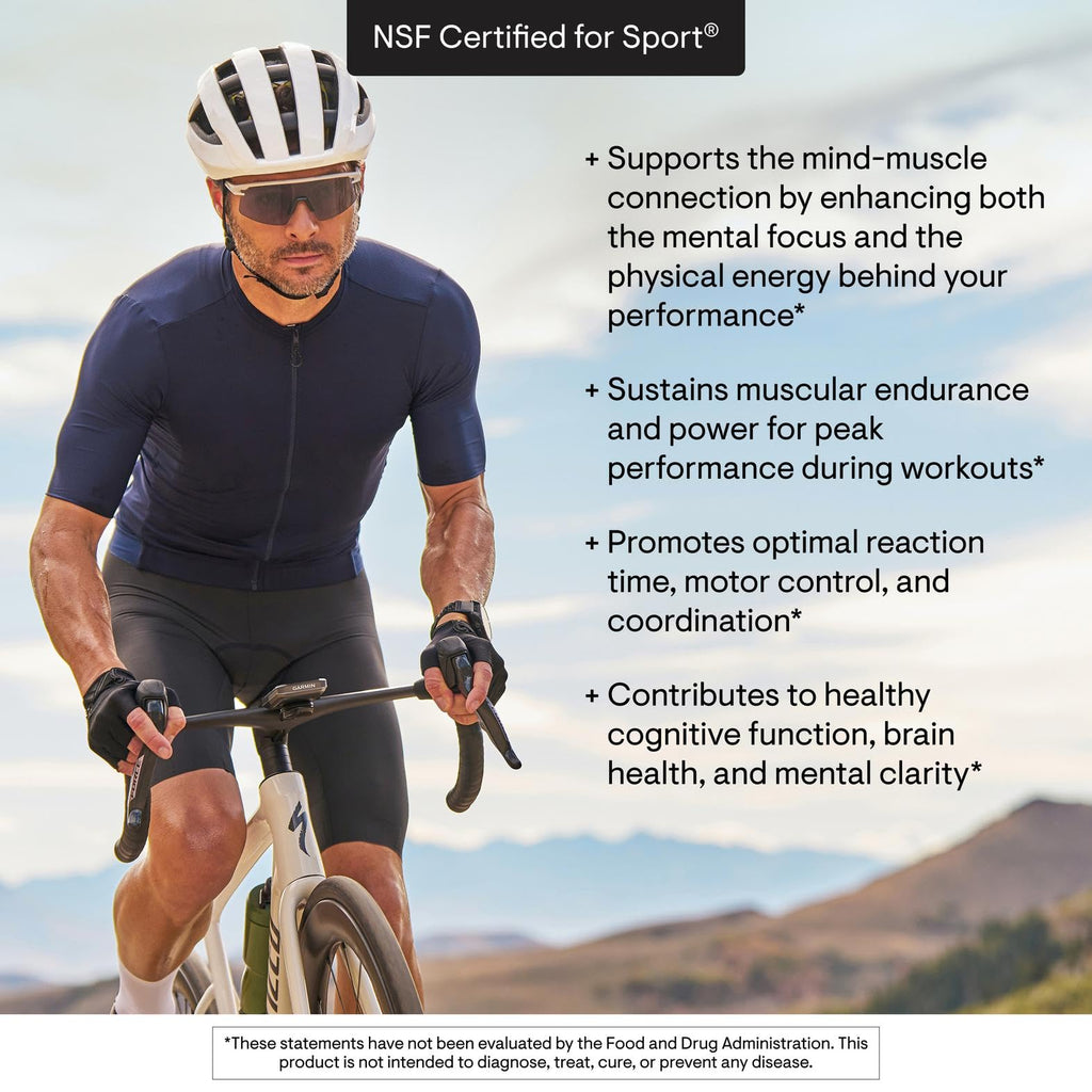 THORNE - Creatine + Alpha GPC - Micronized Creatine Monohydrate Powder - Support for Muscles & Cognitive Function* - for Women & Men - Watermelon Lemonade